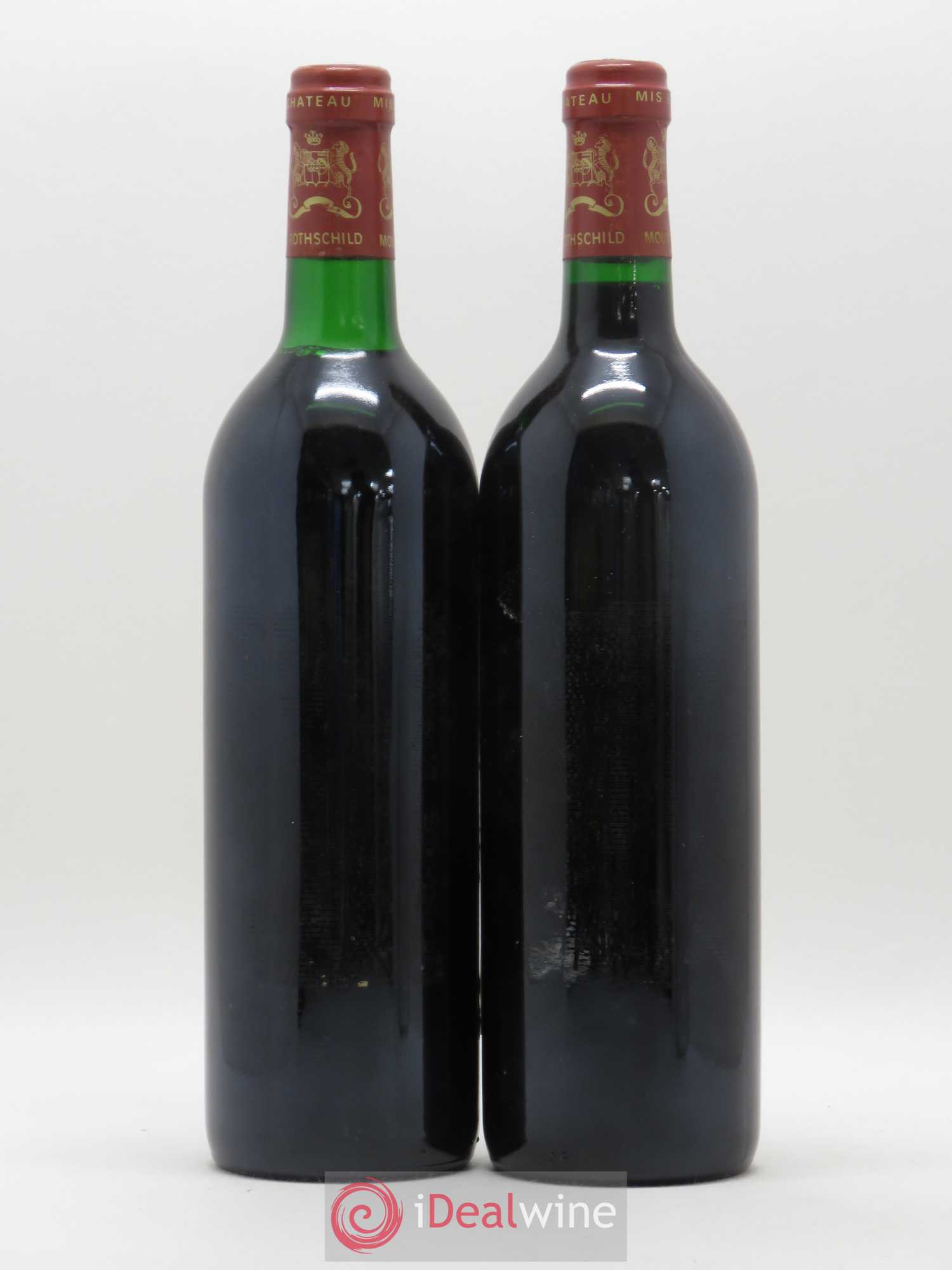 Château Mouton Rothschild 1er Grand Cru Classé 1993 - Lot de 2 bouteilles - 1