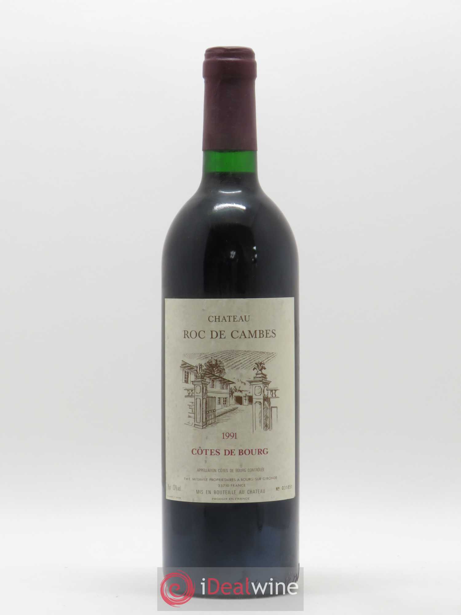 Roc de Cambes 1991 - Posten von 1 Flasche - 0