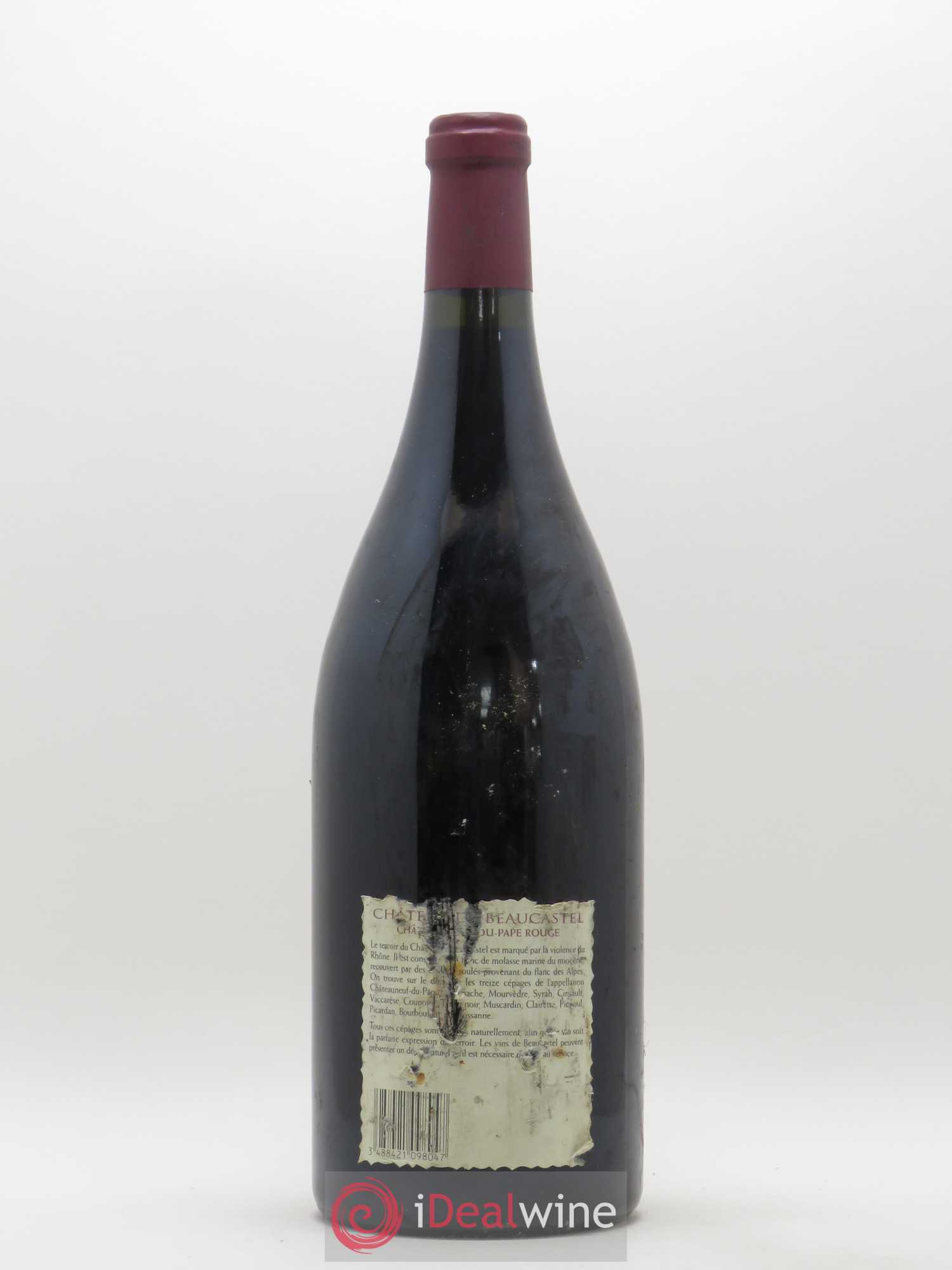 Châteauneuf-du-Pape Château de Beaucastel Famille Perrin 1998 - Lot de 1 magnum - 1