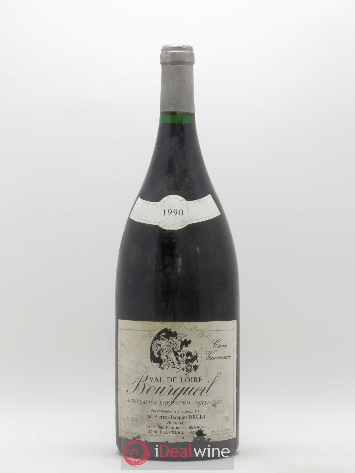 Bourgueil Vaumoreau Pierre Jacques Druet 1990 - Lot de 1 magnum - 0