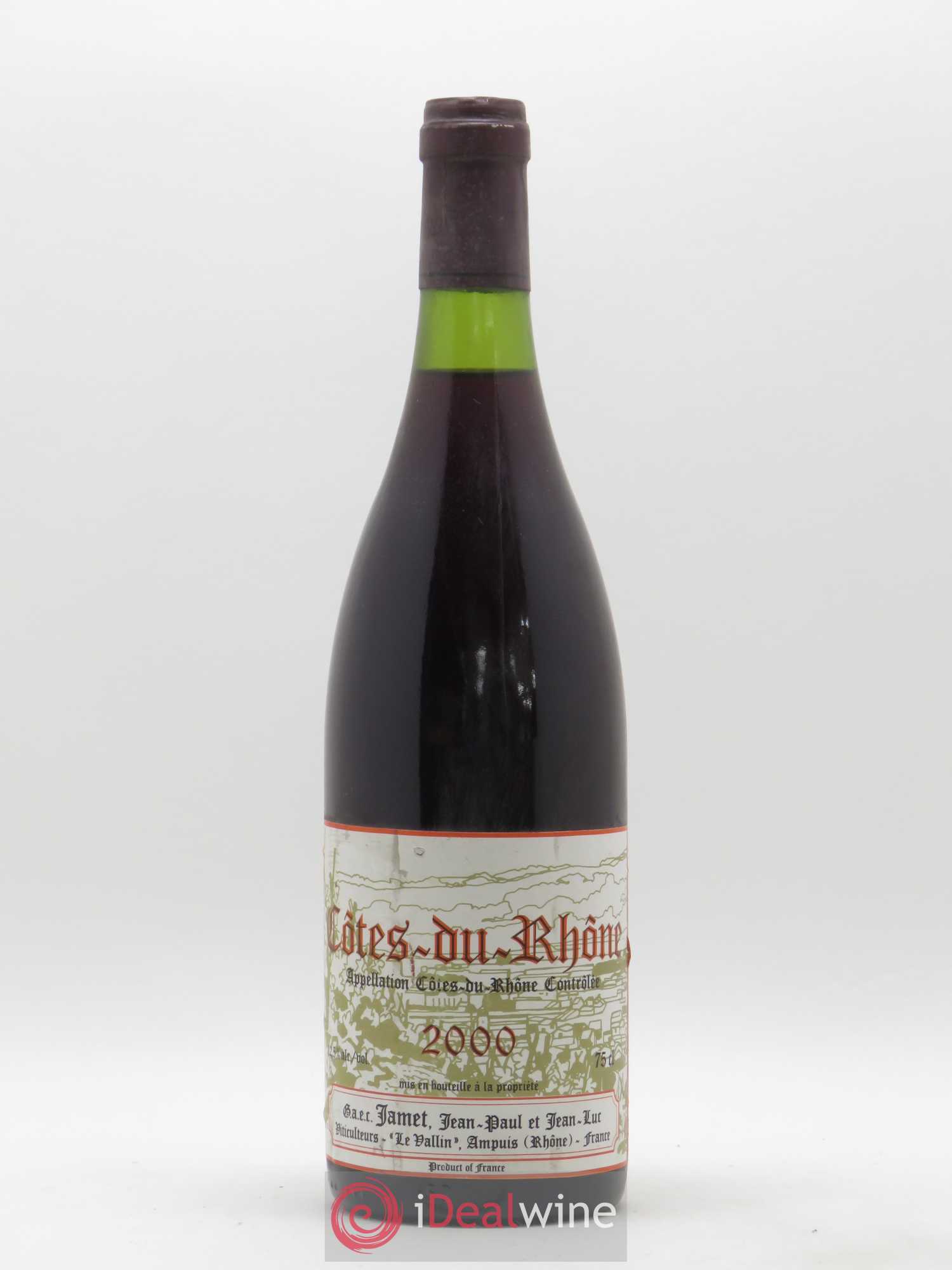 Côtes-du-Rhône Jamet (Domaine) 2000 - Lot de 1 bouteille - 0