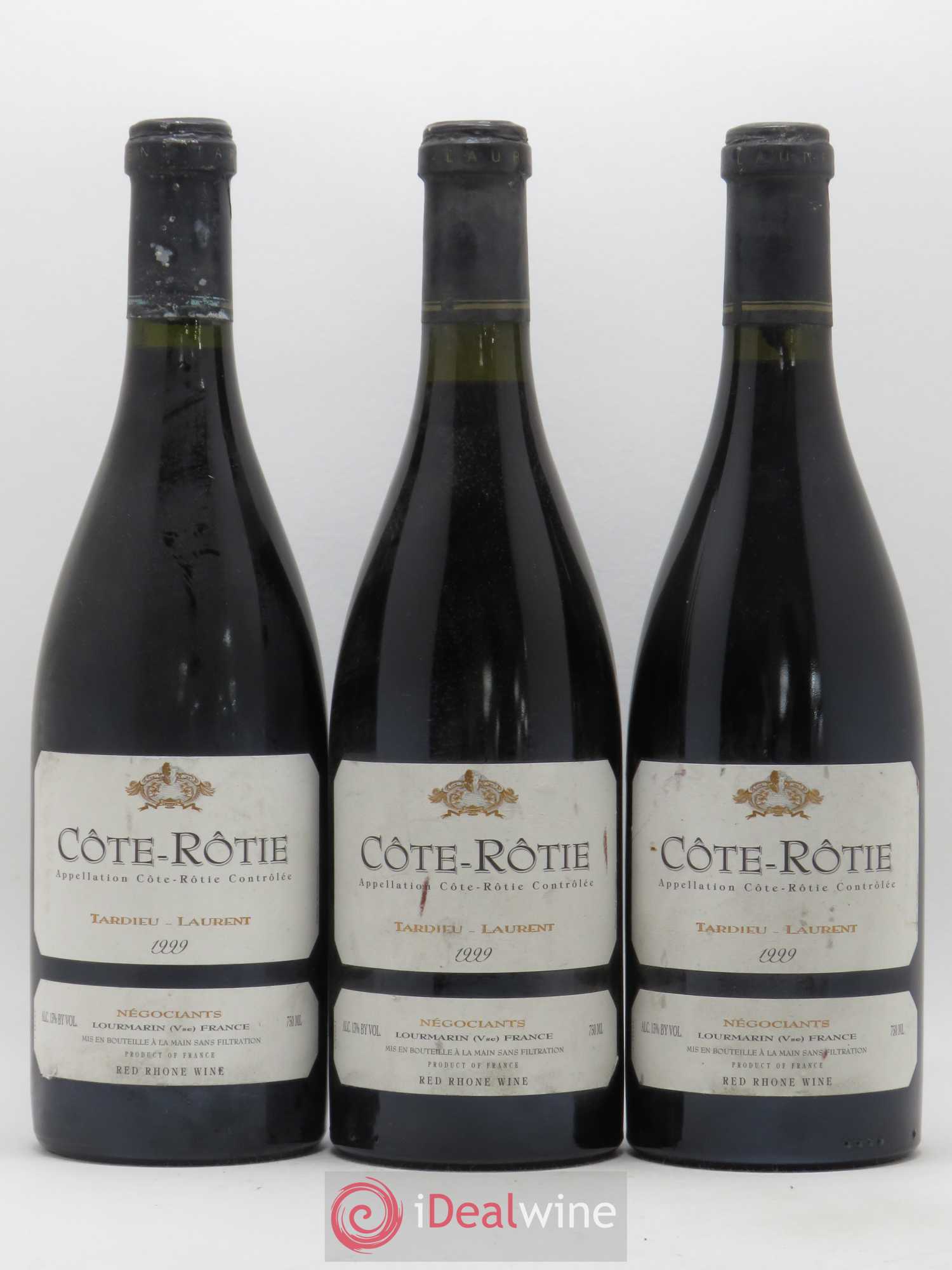 Côte-Rôtie Maison Tardieu-Laurent 1999 - Lot de 3 bouteilles - 0