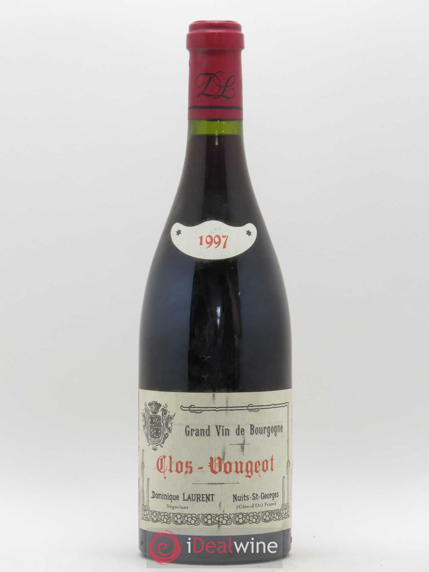 Clos de Vougeot Grand Cru Dominique Laurent 1997 - Lot de 1 bouteille - 0