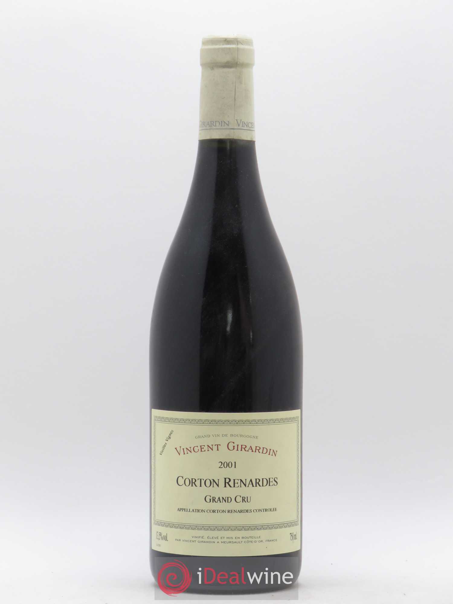 Corton Grand Cru Renardes Vieilles Vignes Vincent Girardin 2001 - Posten von 1 Flasche - 0