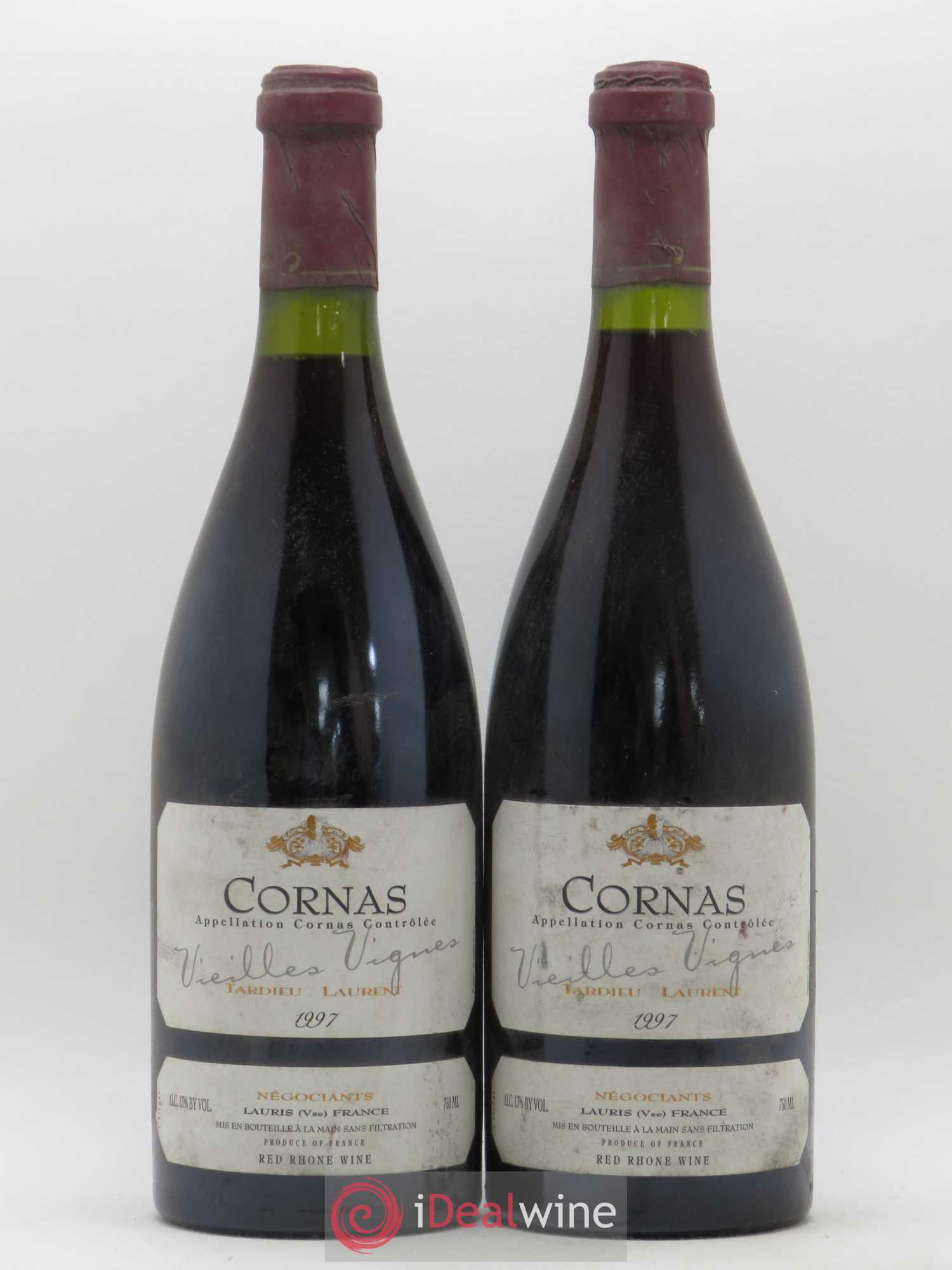 Cornas Vieilles vignes Maison Tardieu-Laurent 1997 - Lot de 2 bouteilles - 0