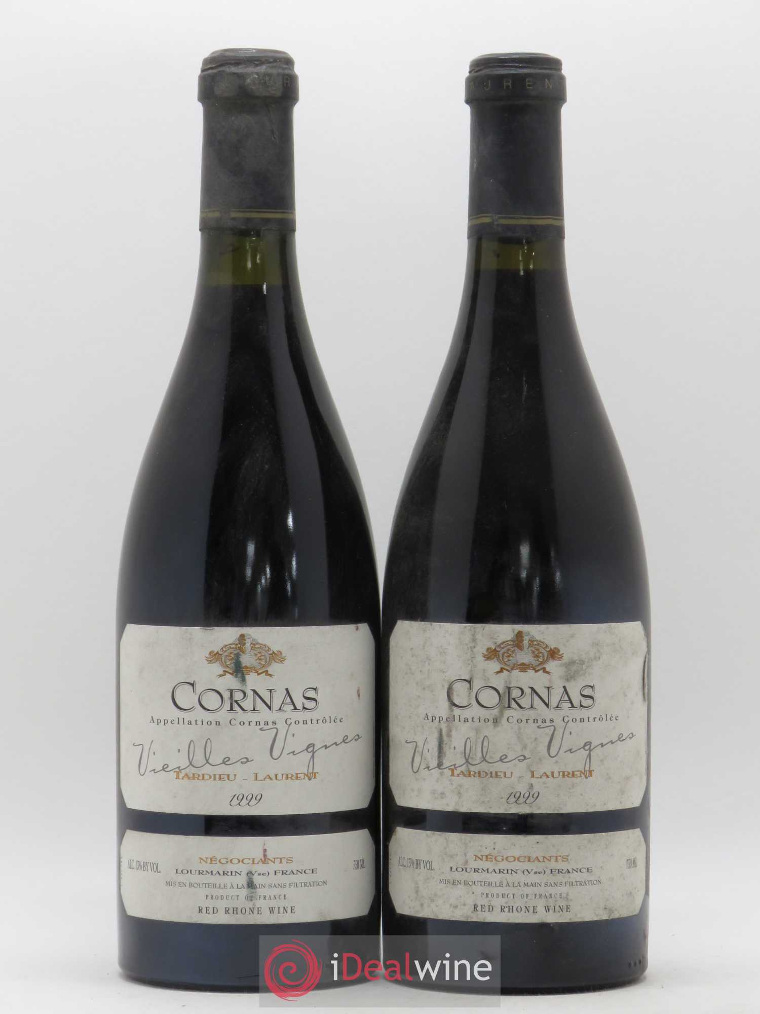 Cornas Vieilles vignes Maison Tardieu-Laurent 1999 - Lot de 2 bouteilles - 0