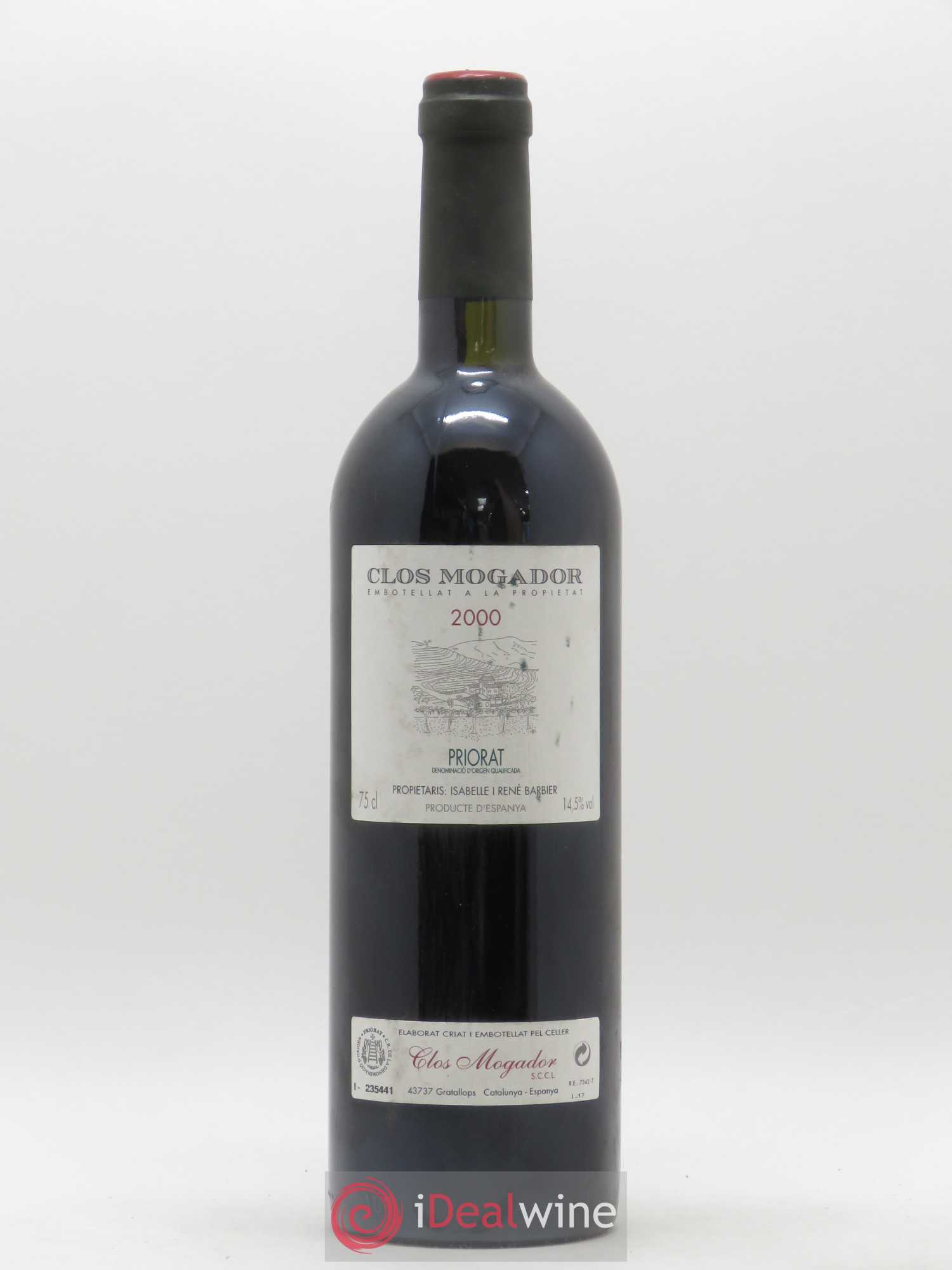 Priorat Clos Mogador DOCA René Barbier 2000 - Posten von 1 Flasche - 0