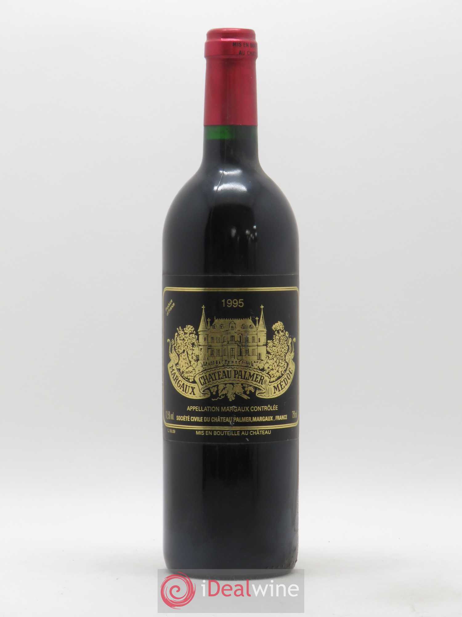 Château Palmer 3ème Grand Cru Classé 1995 - Lot de 1 bouteille - 0