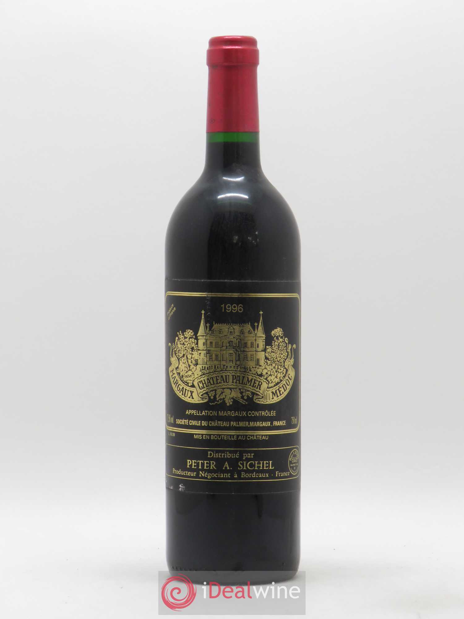 Château Palmer 3ème Grand Cru Classé 1996 - Lot de 1 bouteille - 0