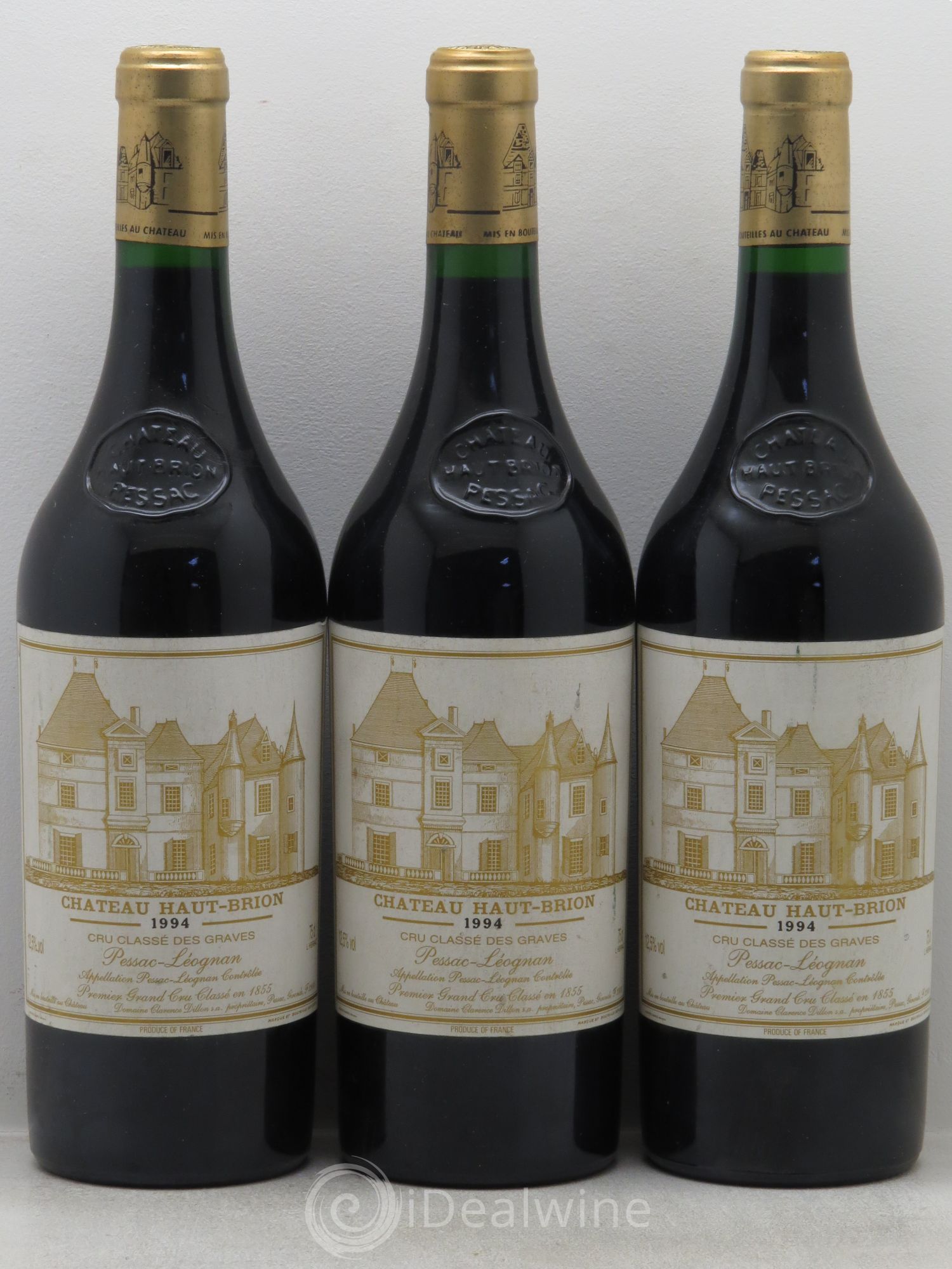 Château Haut Brion 1er Grand Cru Classé 1994 - Lot de 3 bouteilles - 0