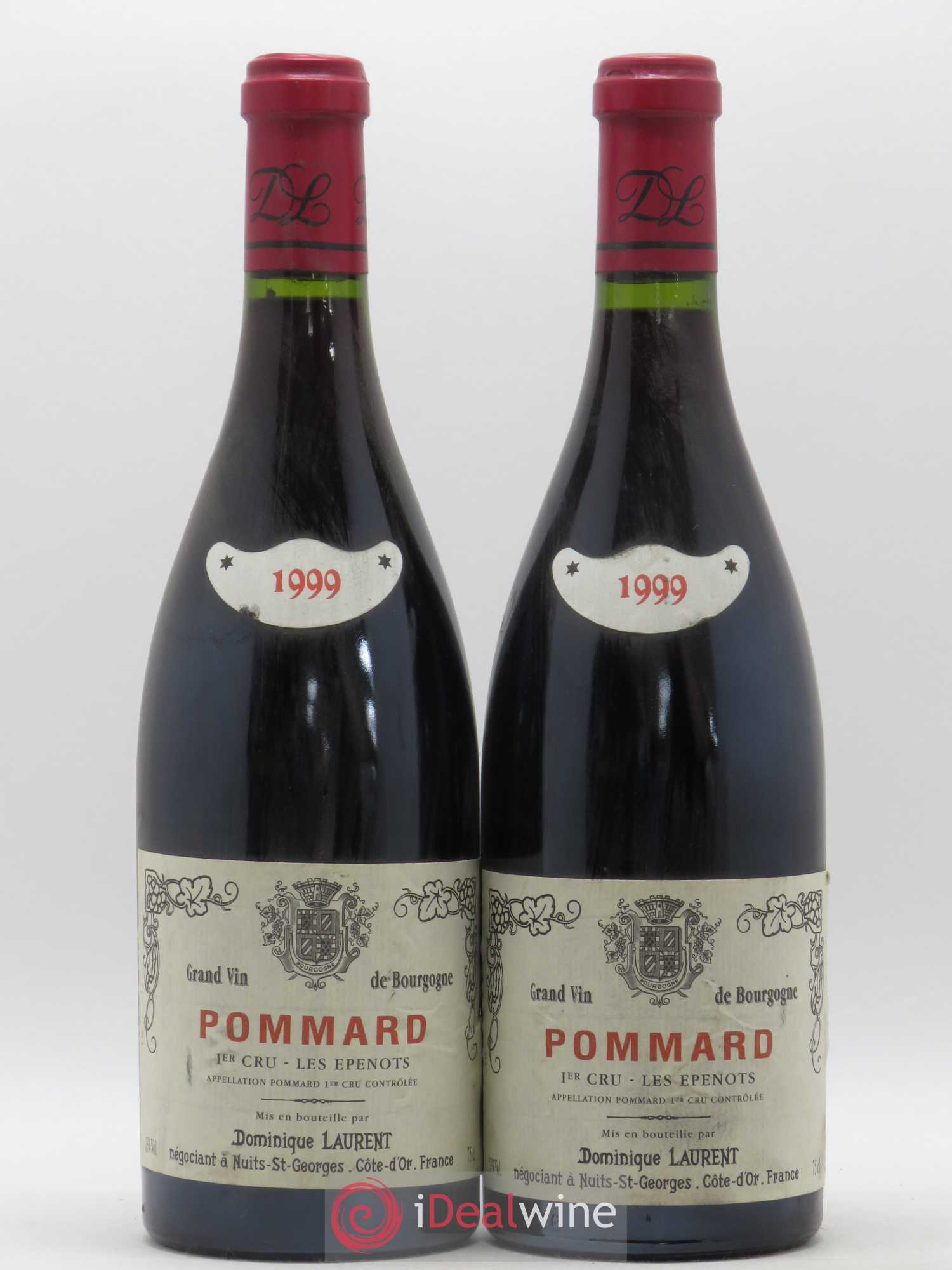 Pommard 1er Cru Les Epenots Dominique Laurent 1999 - Lot de 2 bouteilles - 0