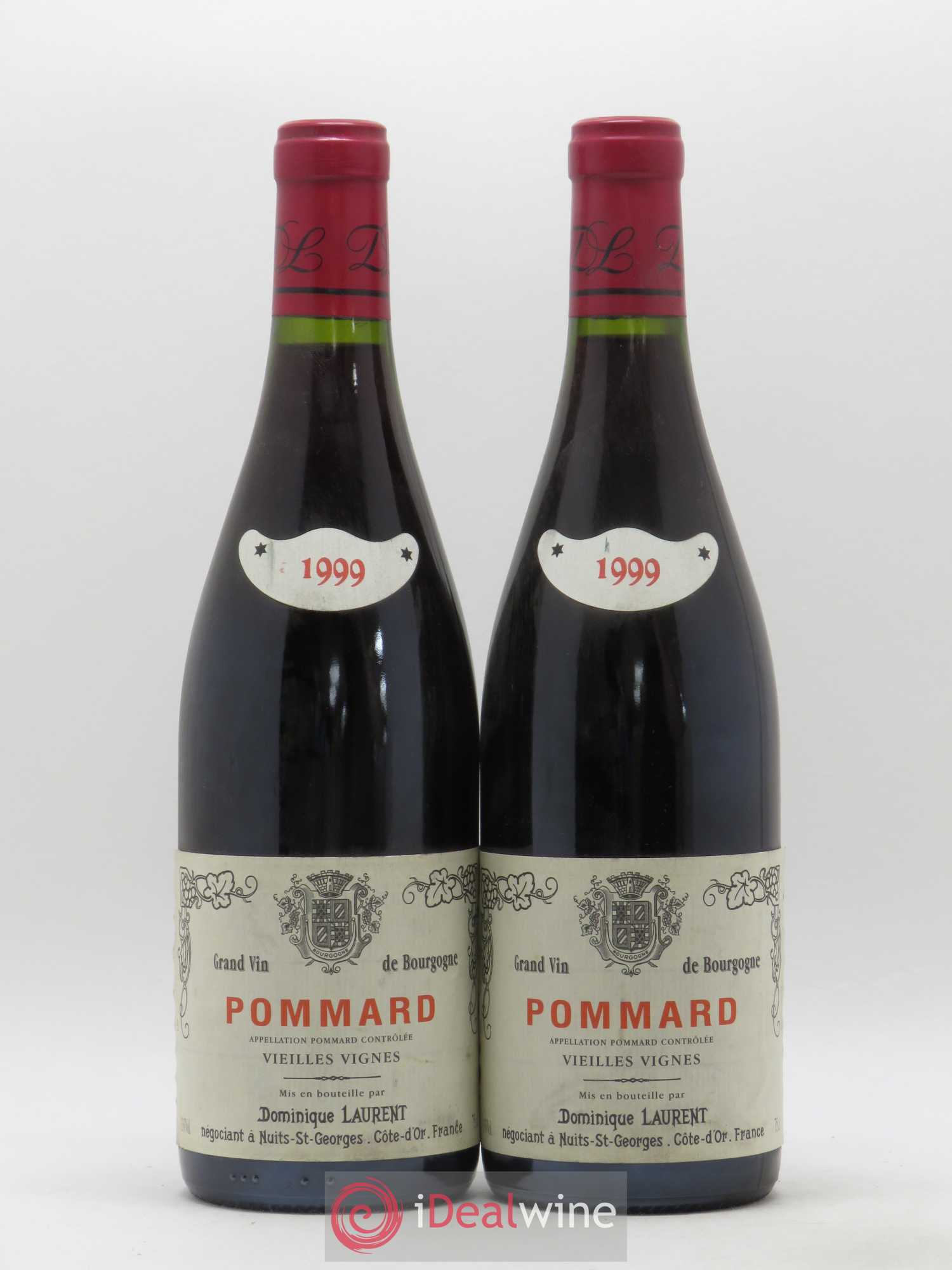 Pommard Vieilles Vignes Dominique Laurent 1999 - Lot de 2 bouteilles - 0