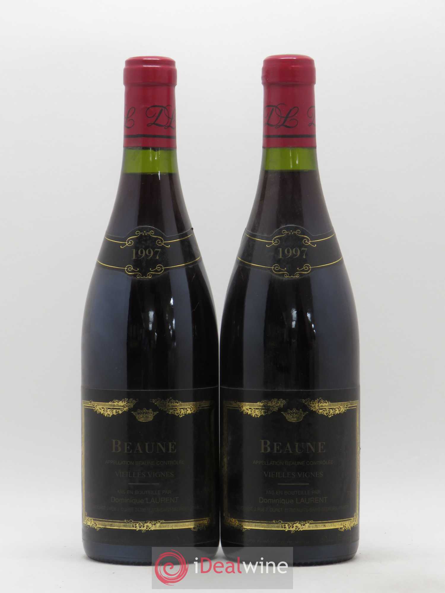Beaune Vieilles Vignes Dominique Laurent 1997 - Lot de 2 bouteilles - 0