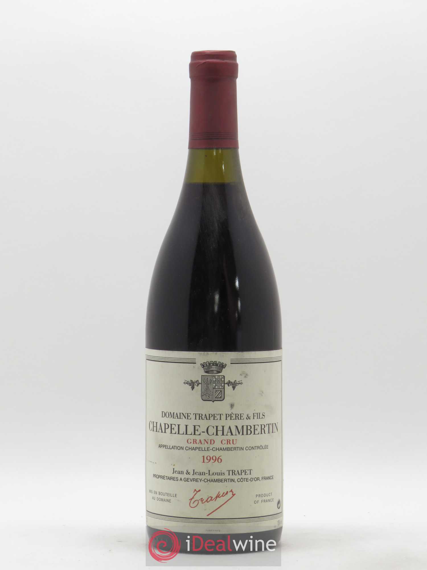 Chapelle-Chambertin Grand Cru Domaine Trapet 1996 - Lot de 1 bouteille - 0