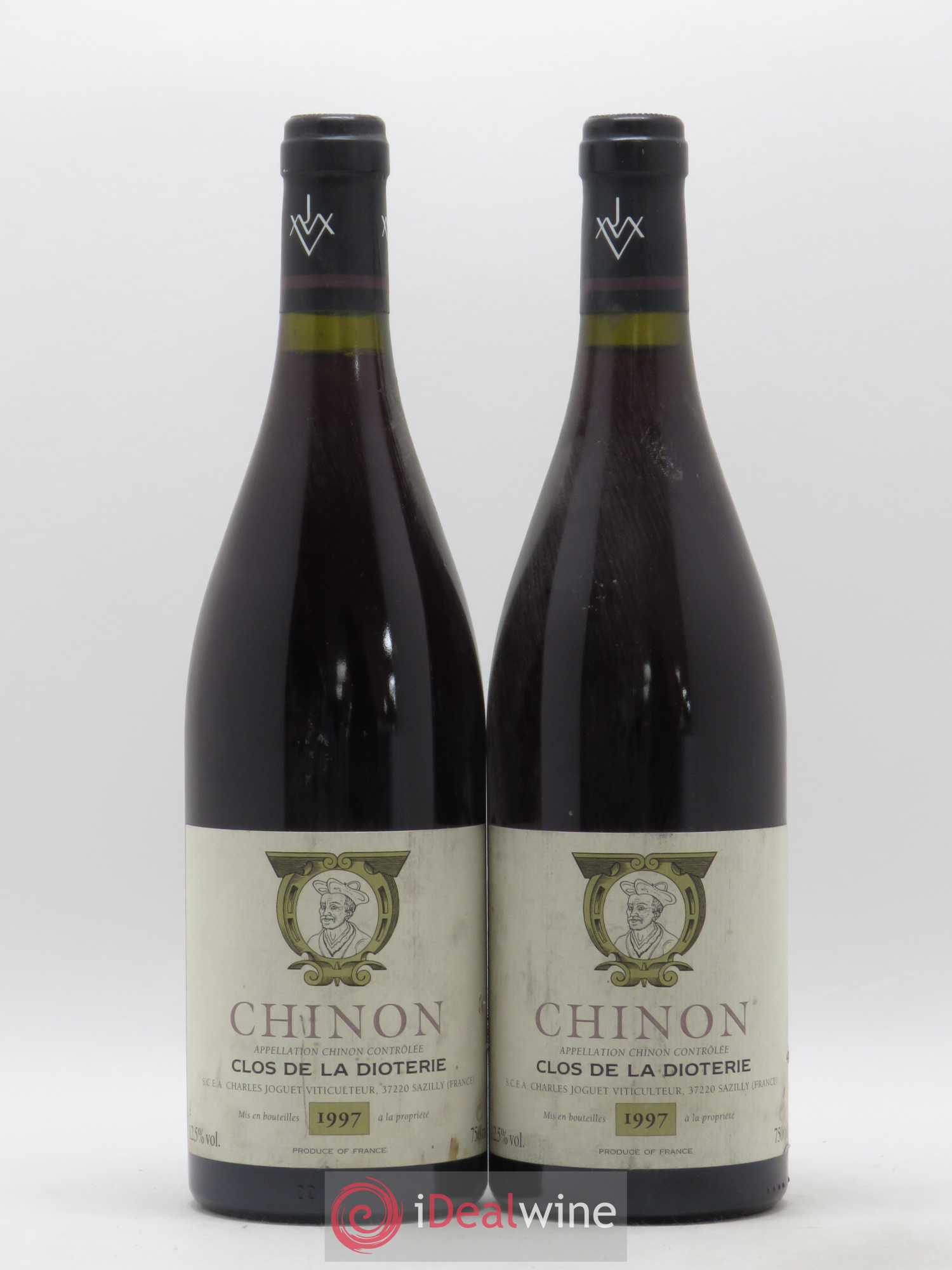 Chinon Clos de La Dioterie Charles Joguet 1997 - Lot de 2 bouteilles - 0