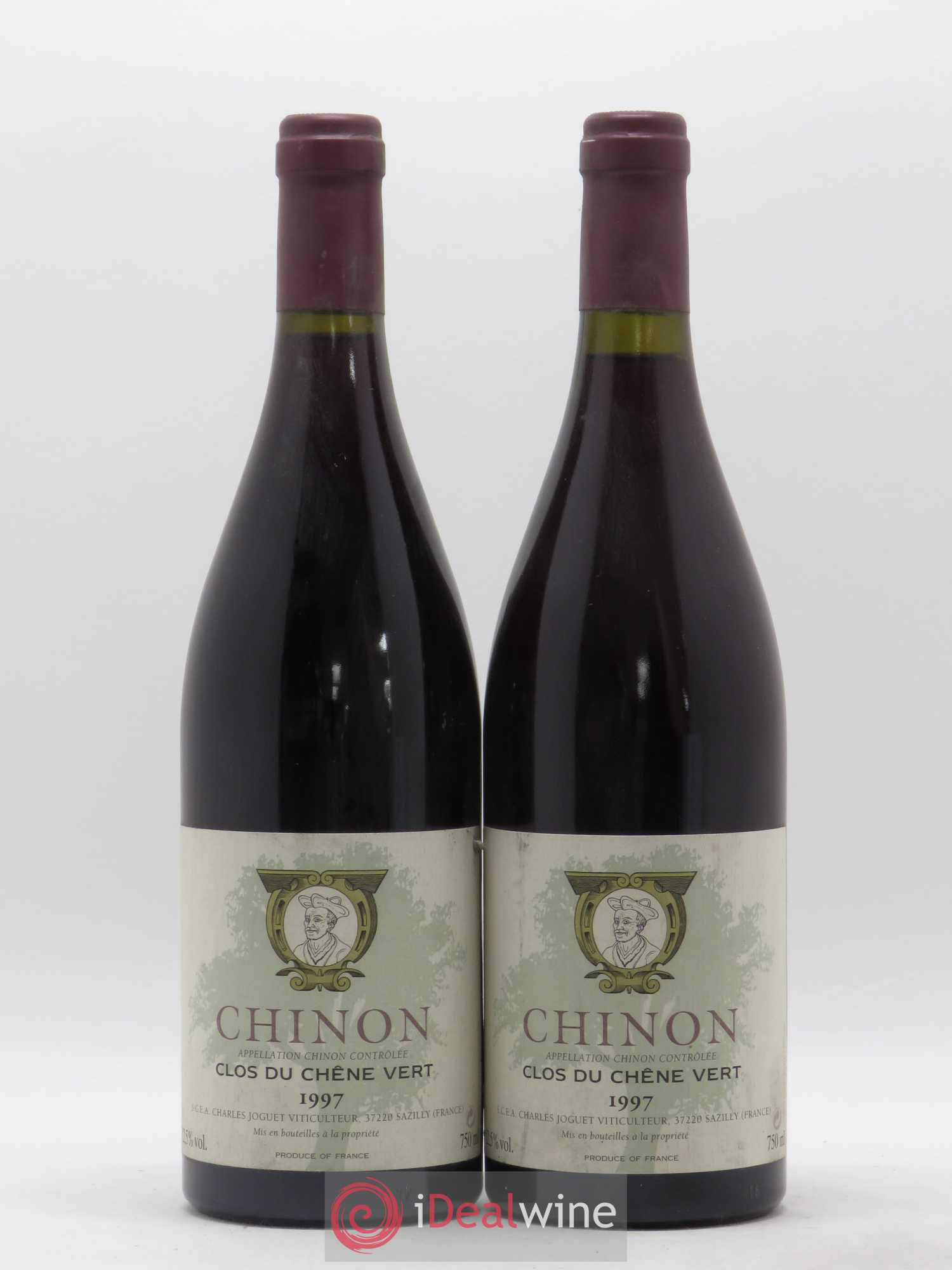 Chinon Clos du Chêne Vert Charles Joguet 1997 - Lot de 2 bouteilles - 0