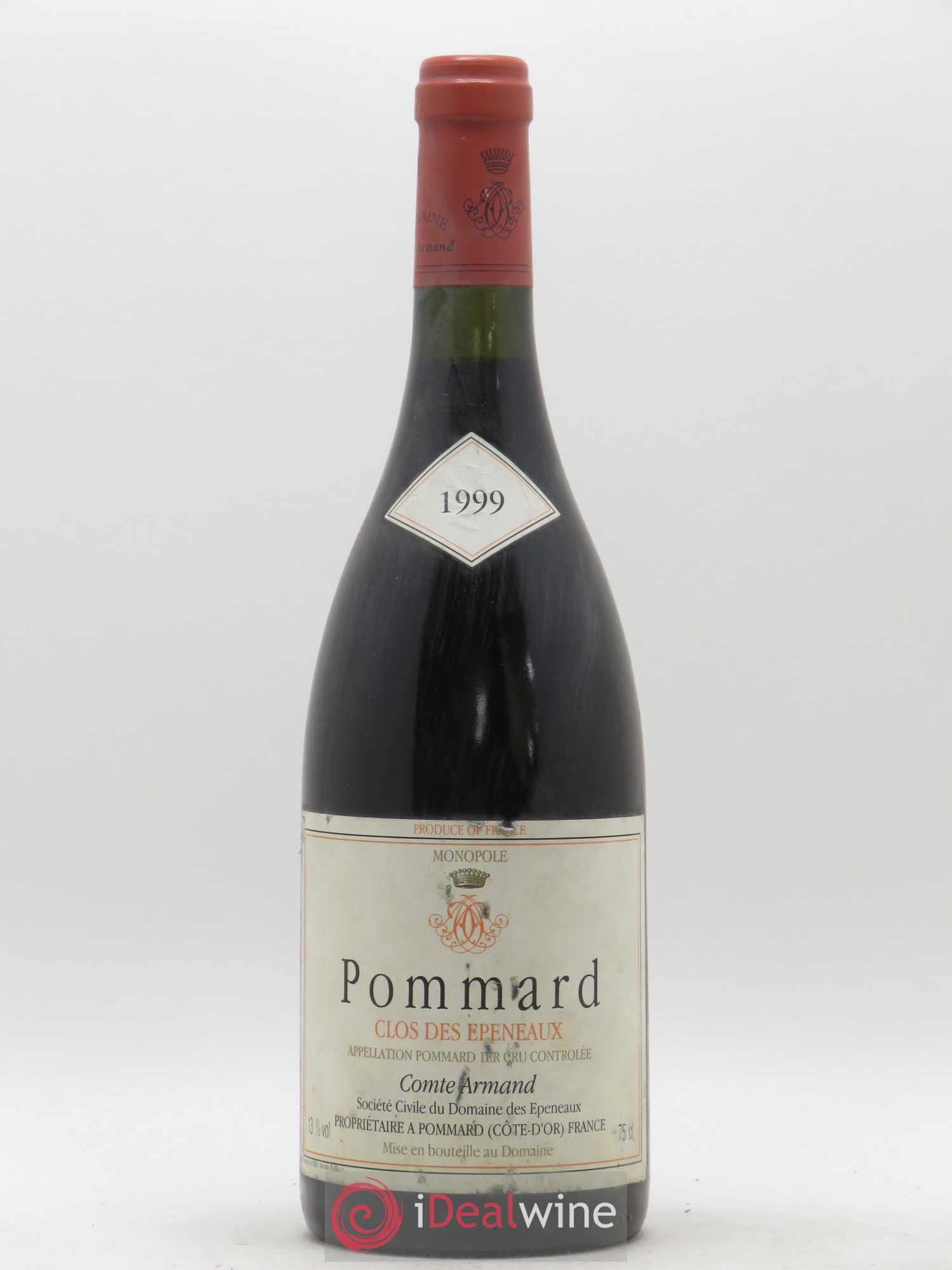 Pommard 1er Cru Clos des Epeneaux Comte Armand 1999 - Lot de 1 bouteille - 0