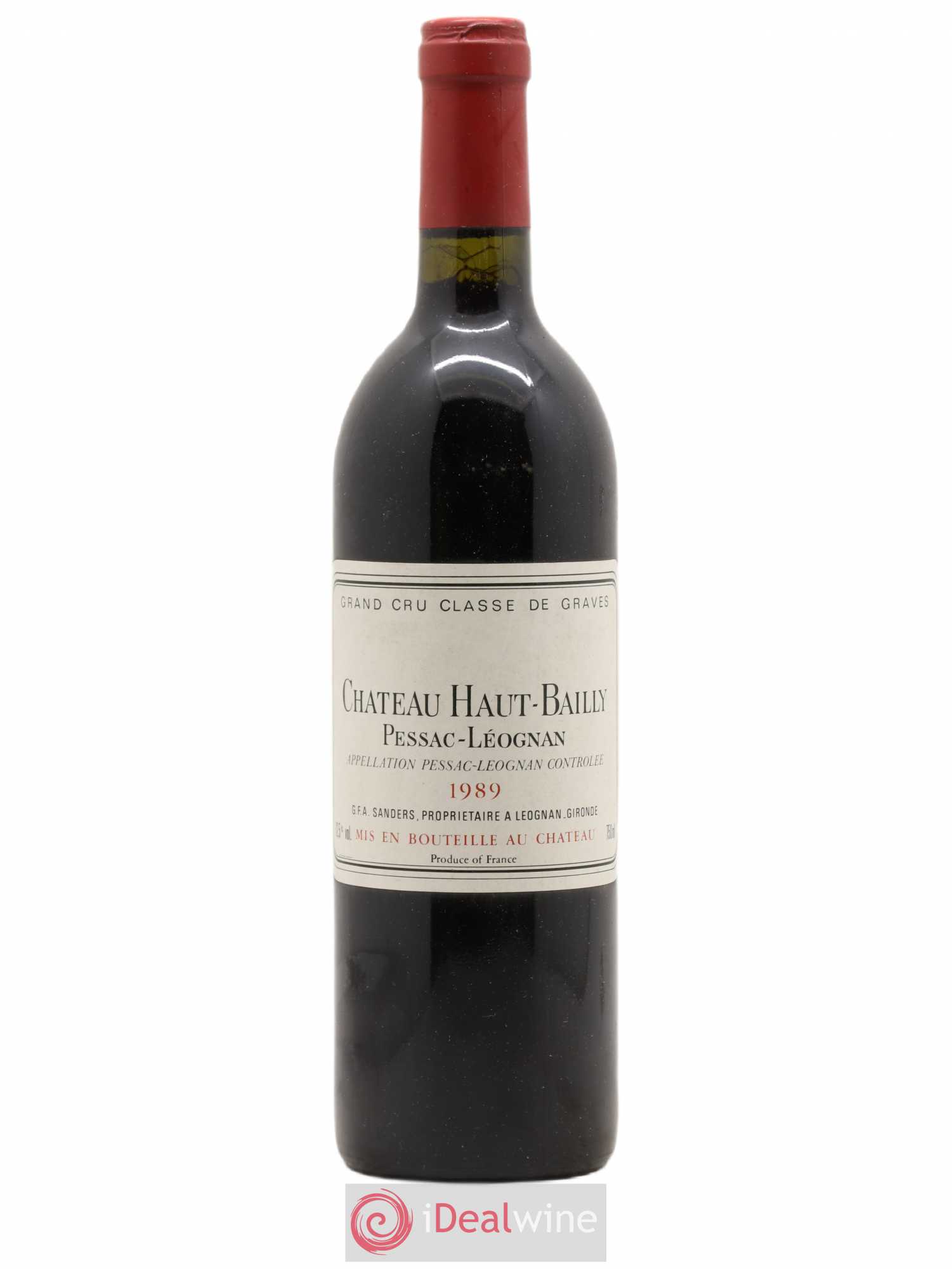Château Haut-Bailly Cru Classé de Graves 1989 - Lot de 1 bouteille - 0