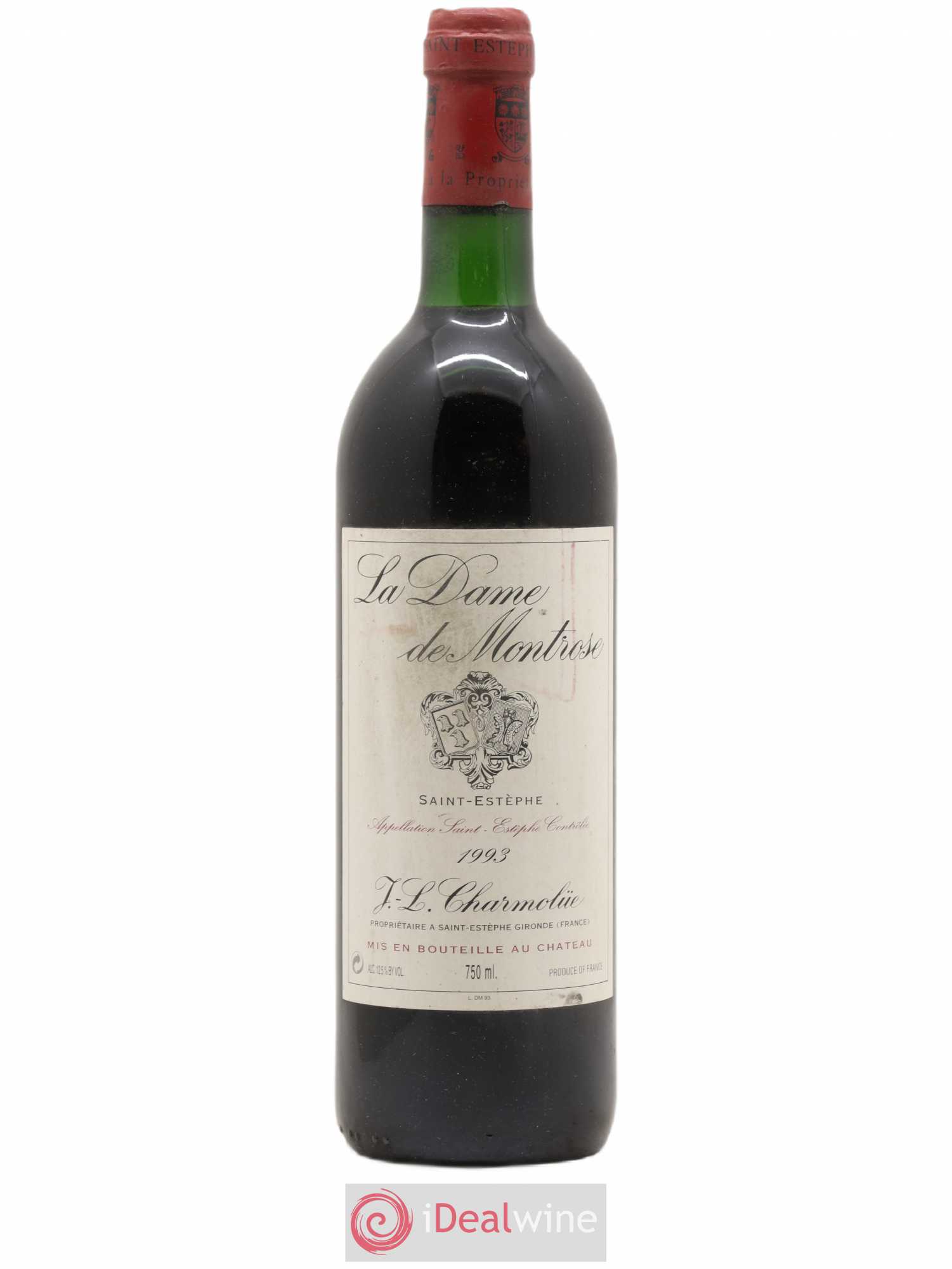La Dame de Montrose Second Vin 1993 - Lot de 1 bouteille - 0