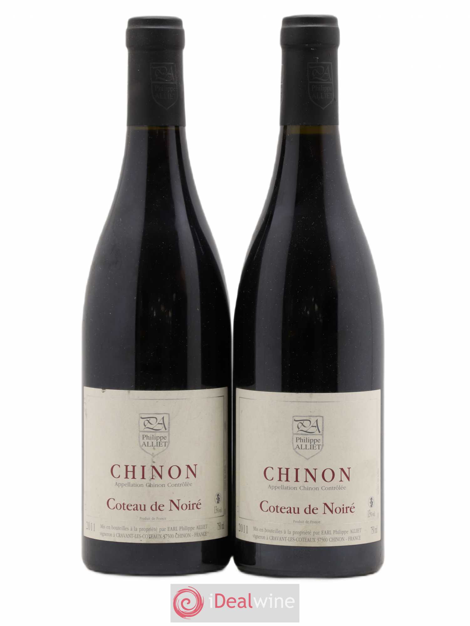 Chinon Coteau de Noiré Philippe Alliet 2011 - Lot de 2 bouteilles - 0