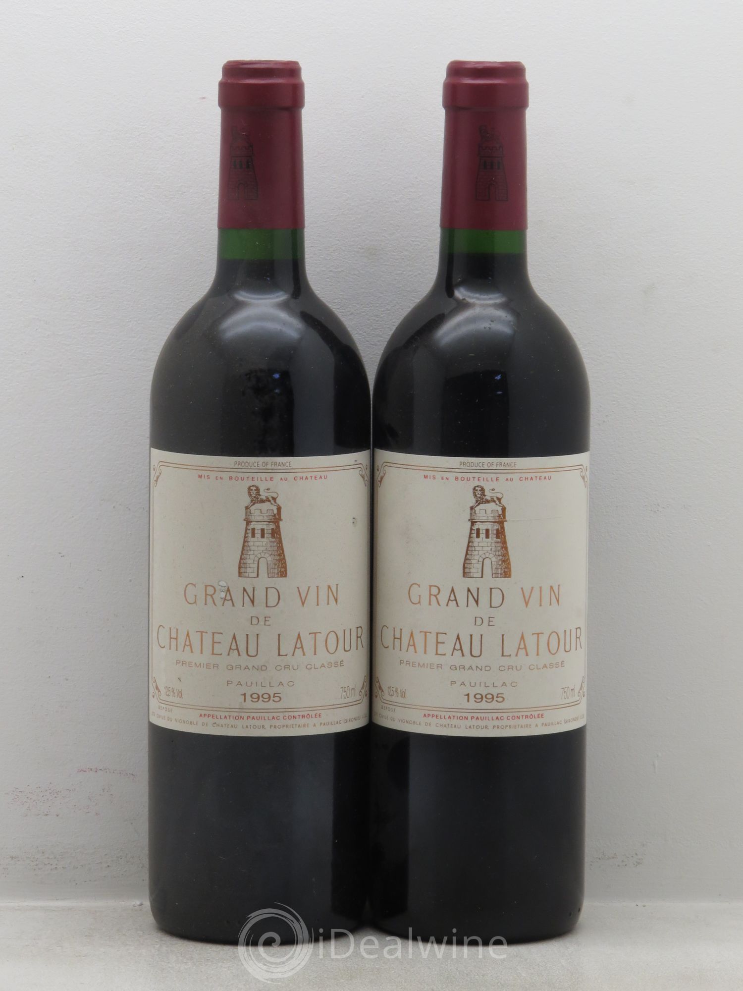 Château Latour 1er Grand Cru Classé 1995 - Lot de 2 bouteilles - 0