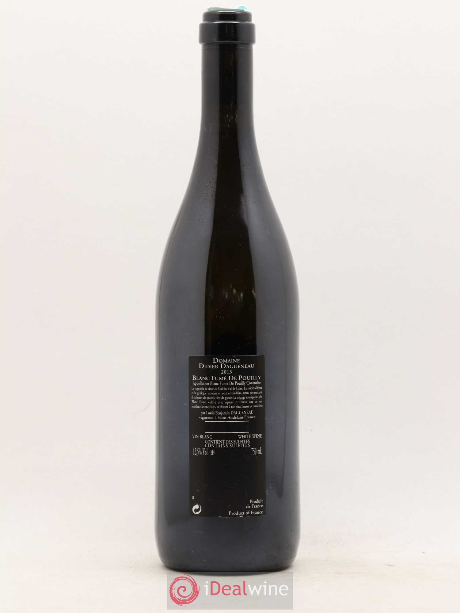 Vin de France (anciennement Pouilly-Fumé) Silex Dagueneau (Domaine Didier - Louis-Benjamin) 2013 - Lot de 1 bouteille - 1