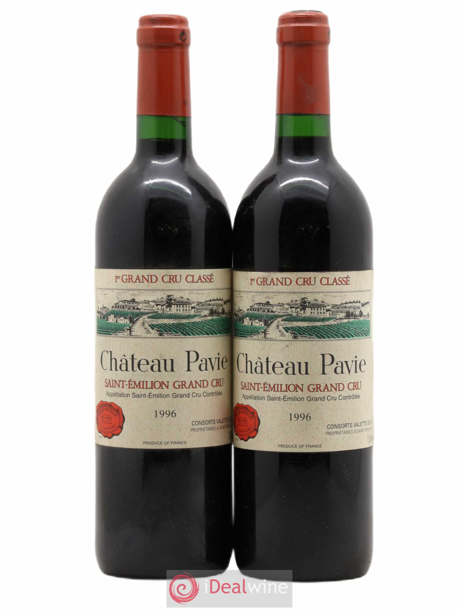 Château Pavie 1er Grand Cru Classé A 1996 - Lot de 2 bouteilles - 0