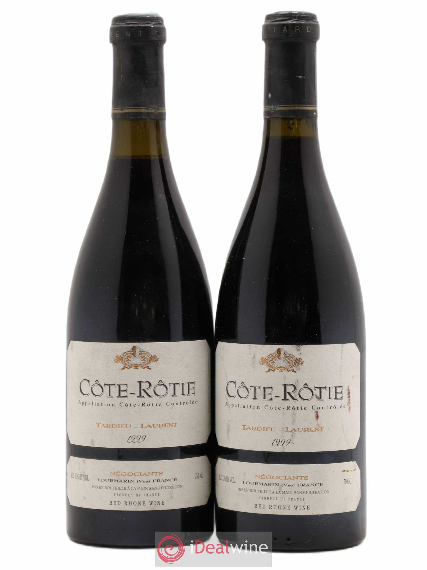 Côte-Rôtie Maison Tardieu-Laurent 1999 - Lot de 2 bouteilles - 0