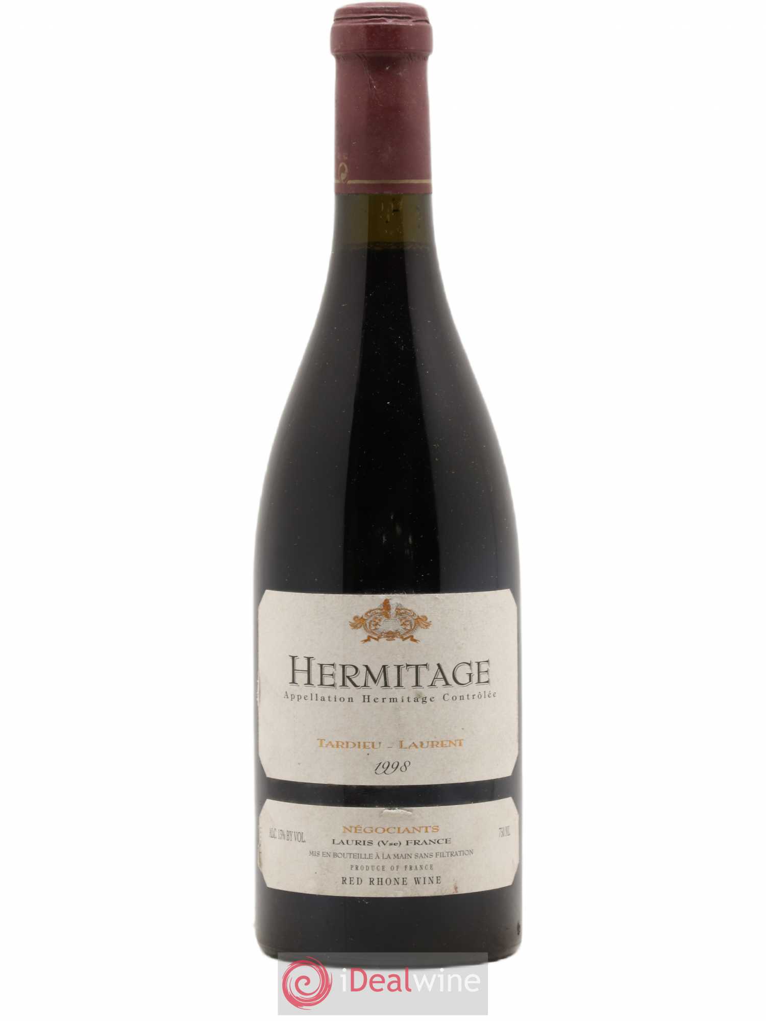 Hermitage Maison Tardieu-Laurent 1998 - Lot de 1 bouteille - 0