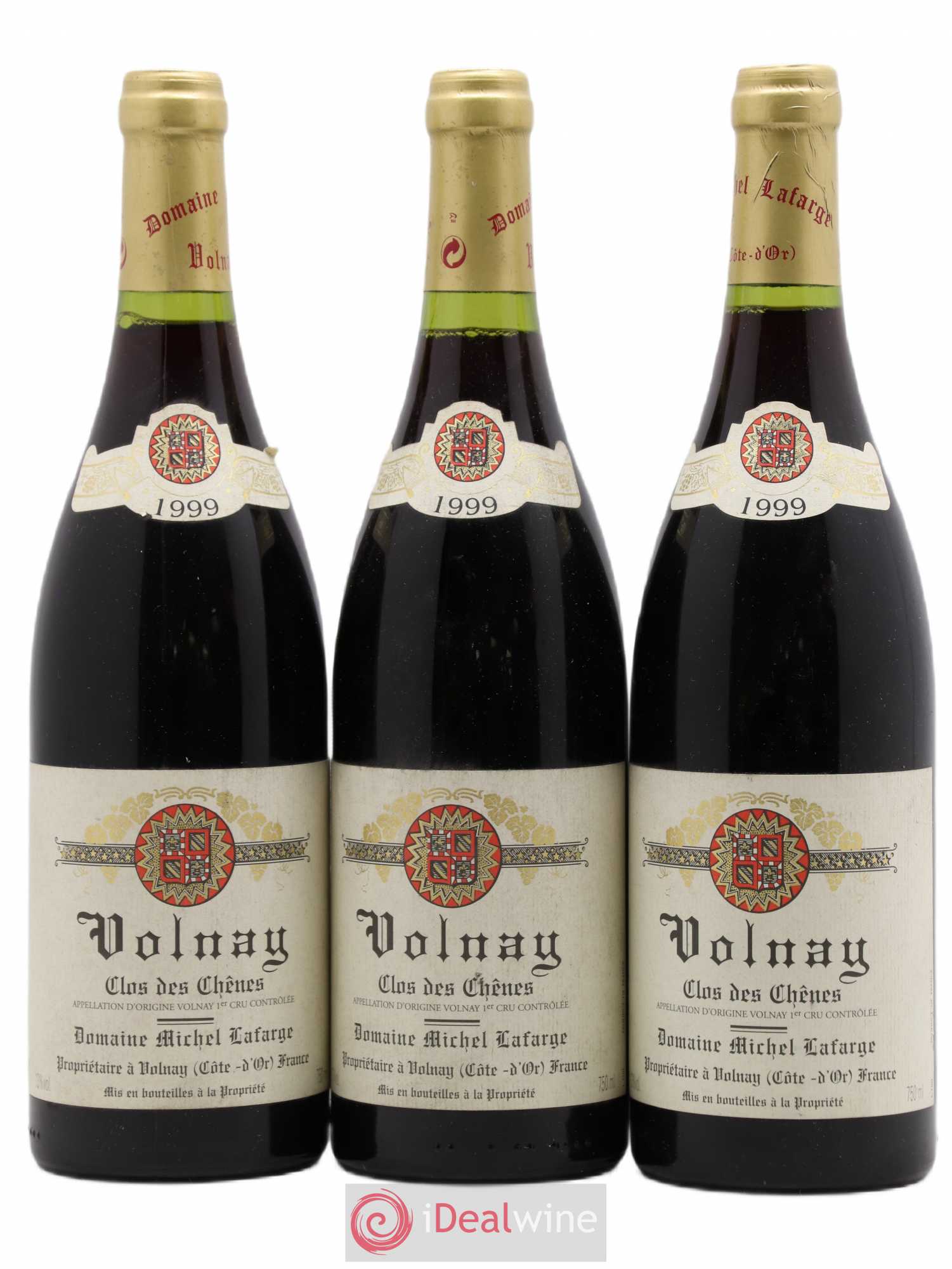 Volnay 1er Cru Clos des Chênes Lafarge (Domaine) 1999 - Lot de 3 bouteilles - 0