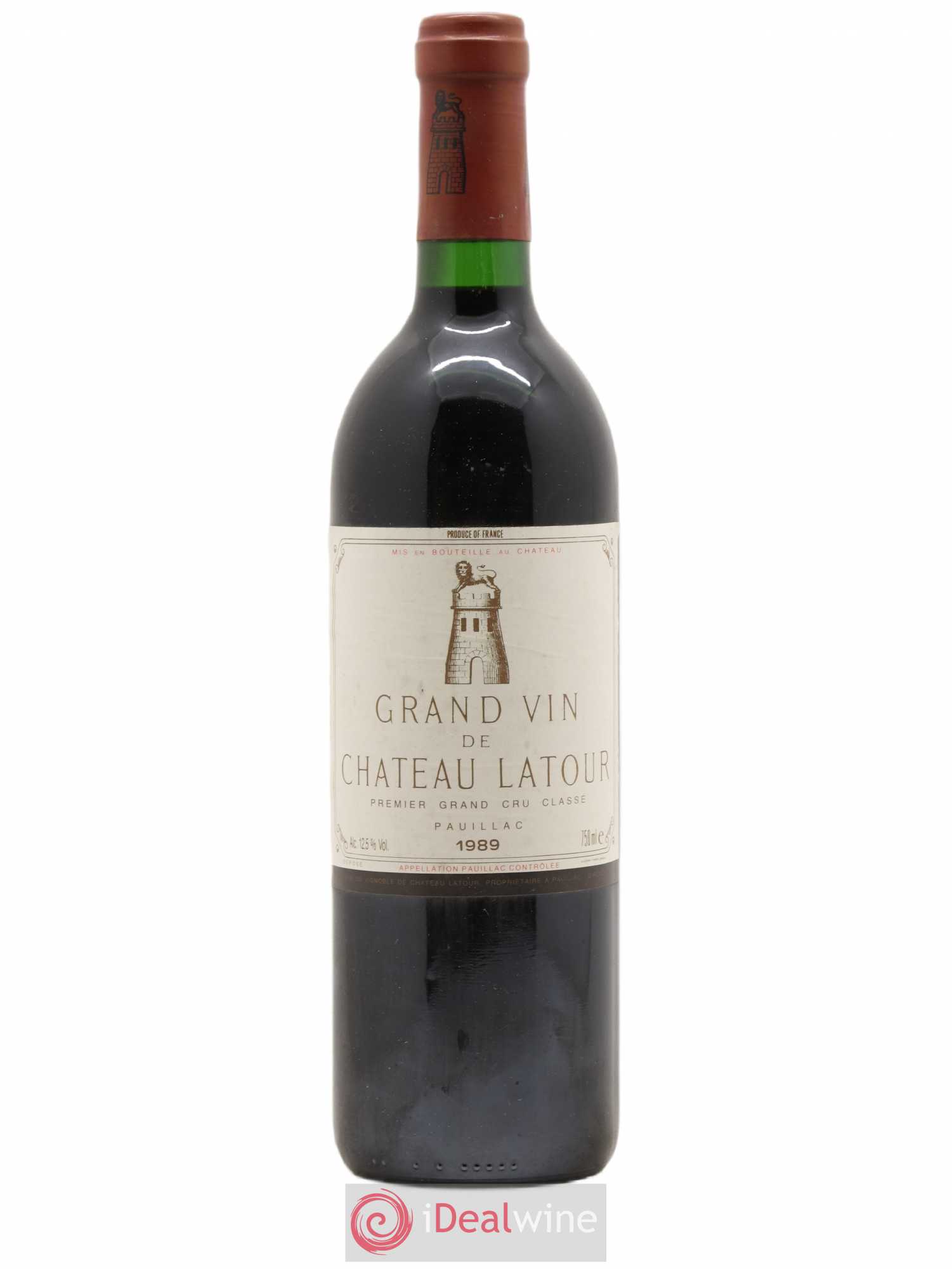 Château Latour 1er Grand Cru Classé 1989 - Lot de 1 bouteille - 0
