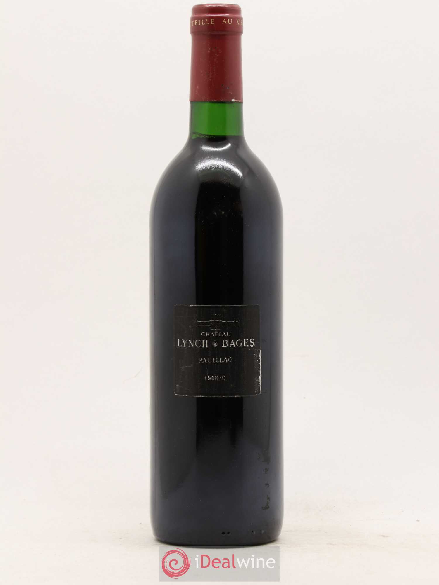 Château Lynch Bages 5ème Grand Cru Classé 1990 - Lot de 1 bouteille - 1