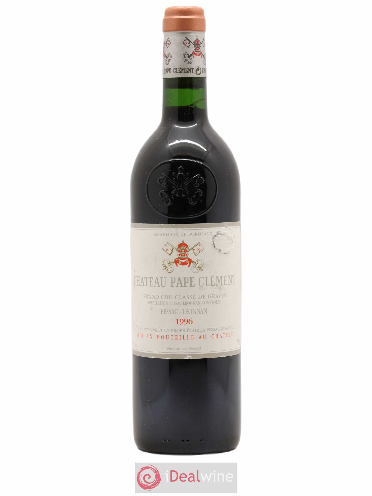 Château Pape Clément Cru Classé de Graves 1996 - Lot de 1 bouteille - 0