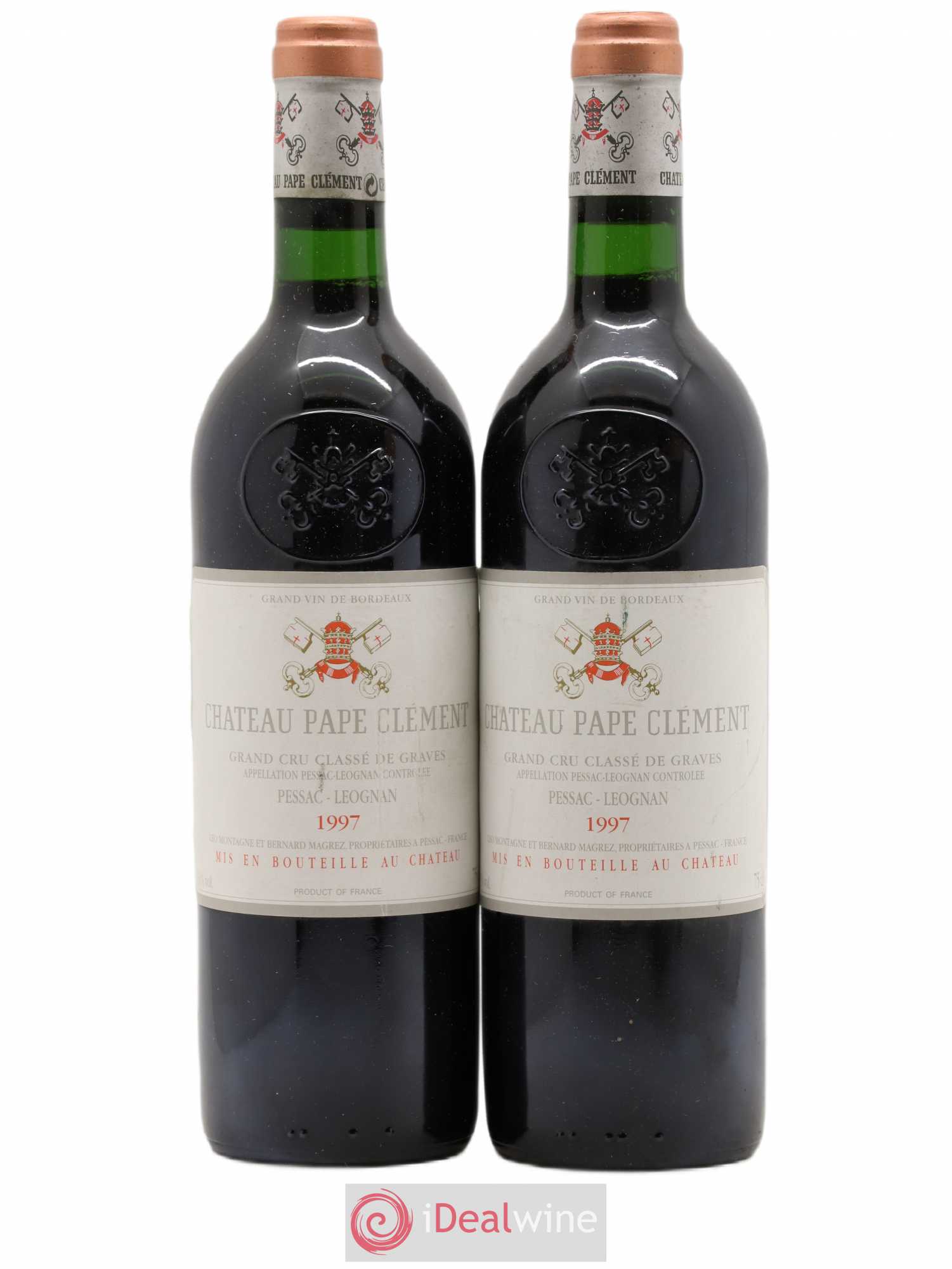 Château Pape Clément Cru Classé de Graves 1997 - Lot de 2 bouteilles - 0
