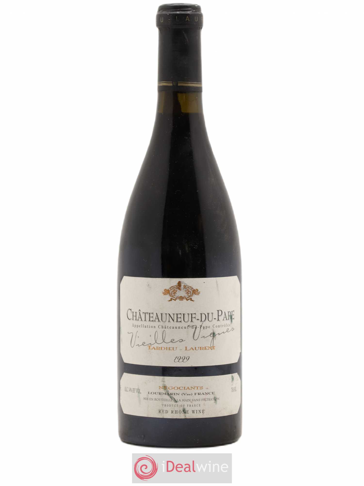 Châteauneuf-du-Pape Tardieu-Laurent Vieilles vignes Famille Tardieu 1999 - Lot de 1 bouteille - 0