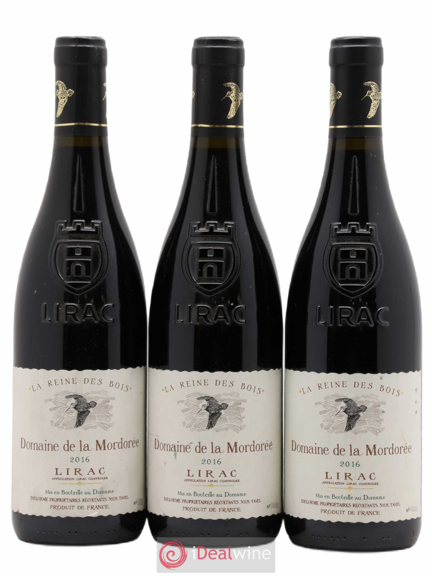Lirac Cuvée Reine des Bois La Mordorée (Domaine de) 2016 - Lot de 3 bouteilles - 0