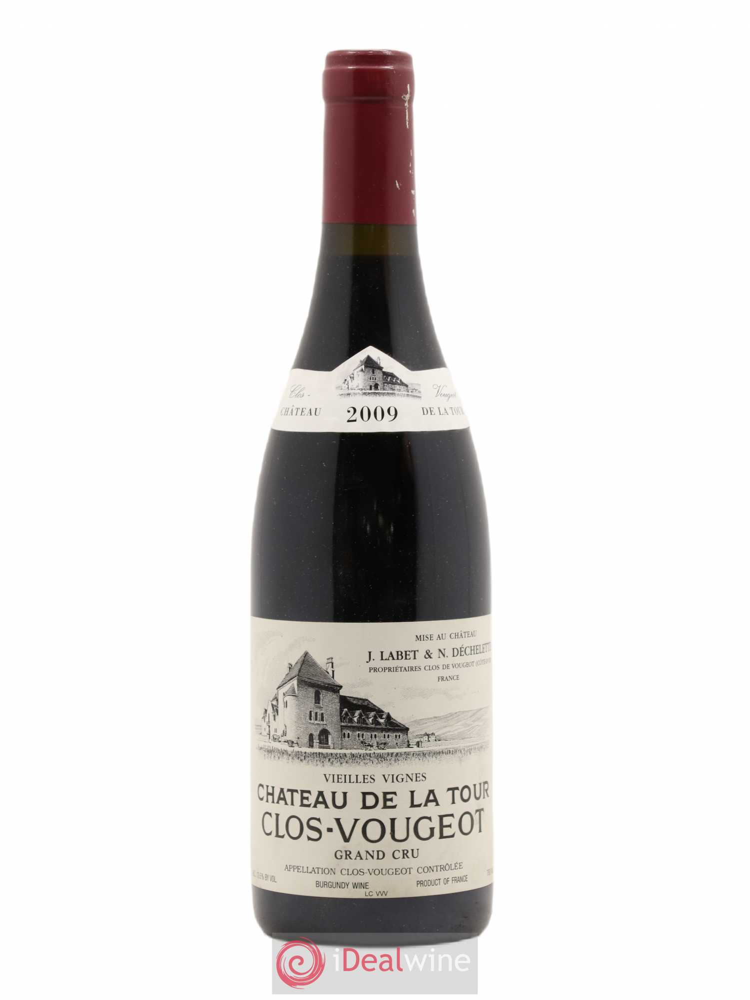 Clos de Vougeot Grand Cru Vieilles Vignes Château de La Tour 2009 - Lot de 1 bouteille - 0