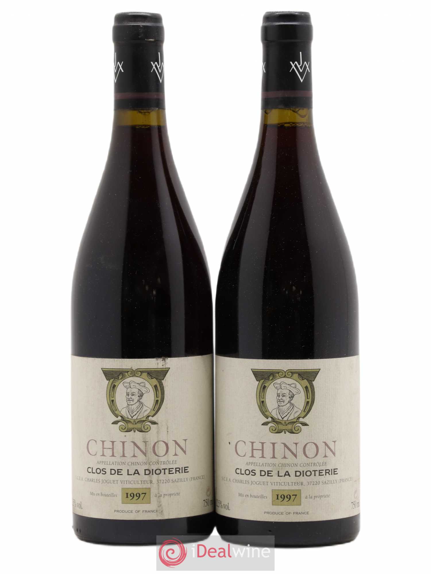 Chinon Clos de La Dioterie Charles Joguet 1997 - Lot de 2 bouteilles - 0