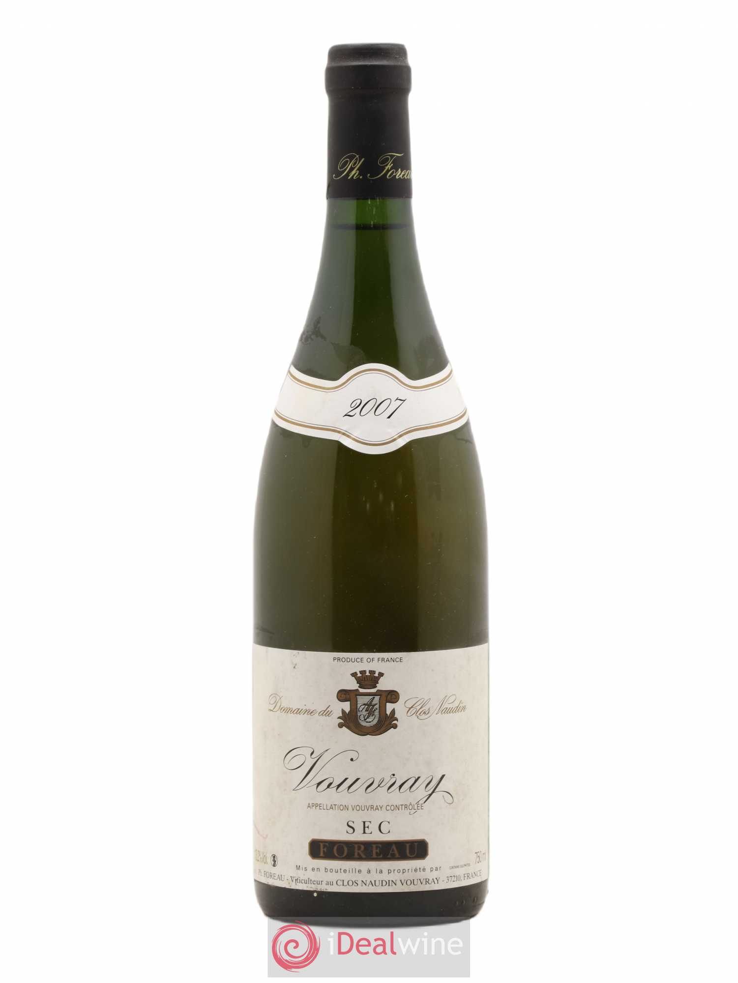 Vouvray Sec Clos Naudin - Philippe Foreau 2007 - Lot de 1 bouteille - 0