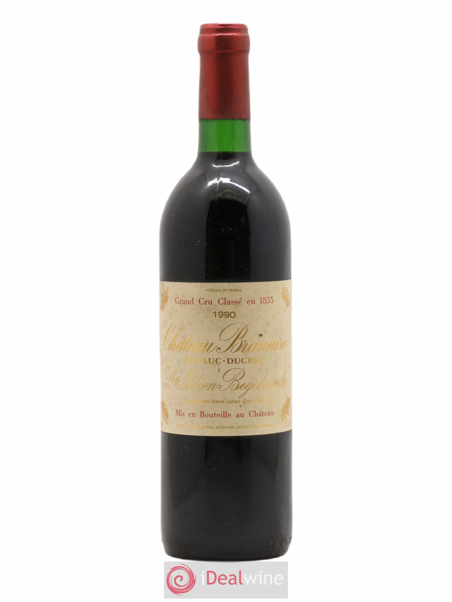 Château Branaire Ducru 4ème Grand Cru Classé 1990 - Lot de 1 bouteille - 0