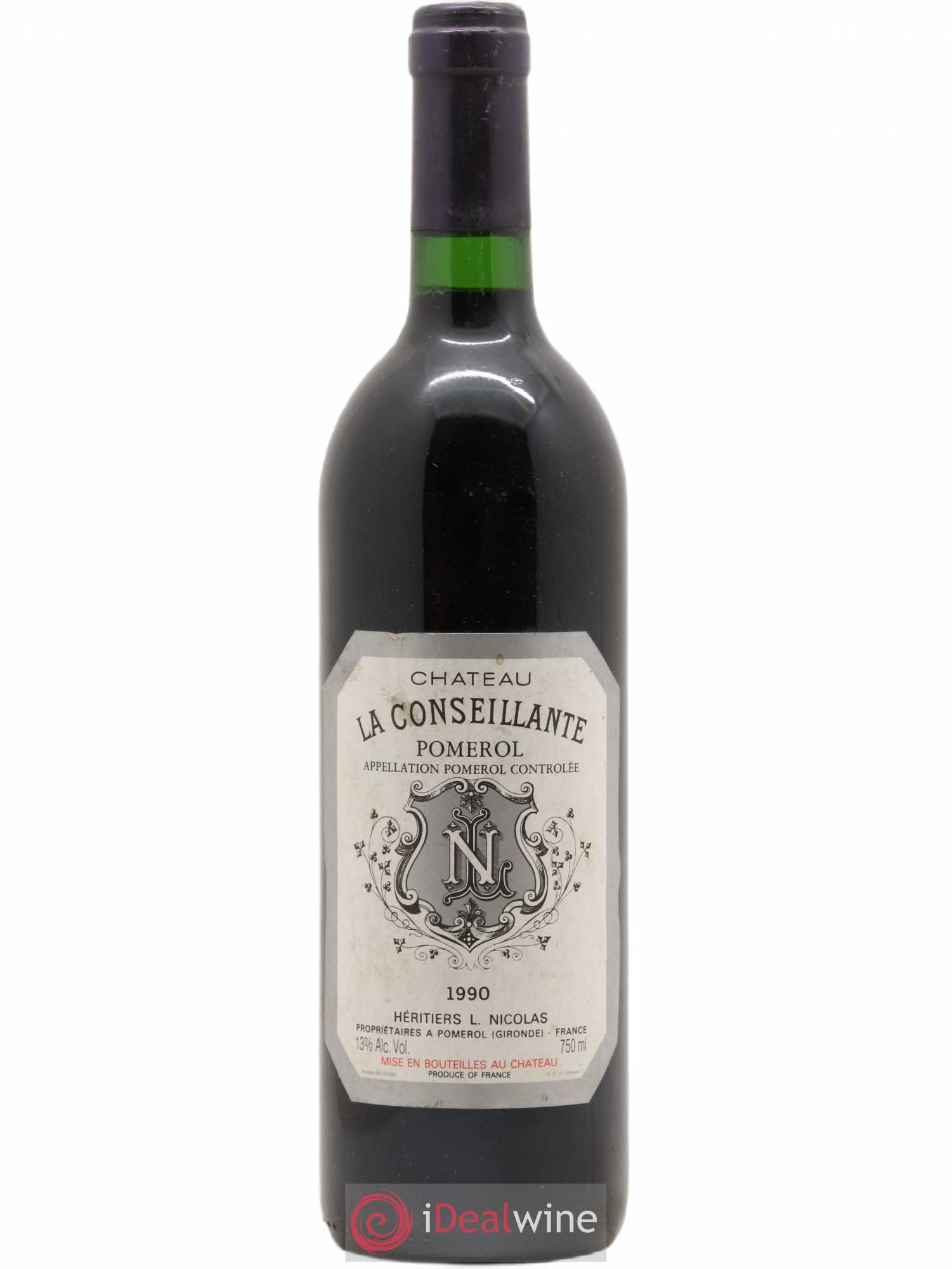 Château la Conseillante 1990 - Lot de 1 bouteille - 0