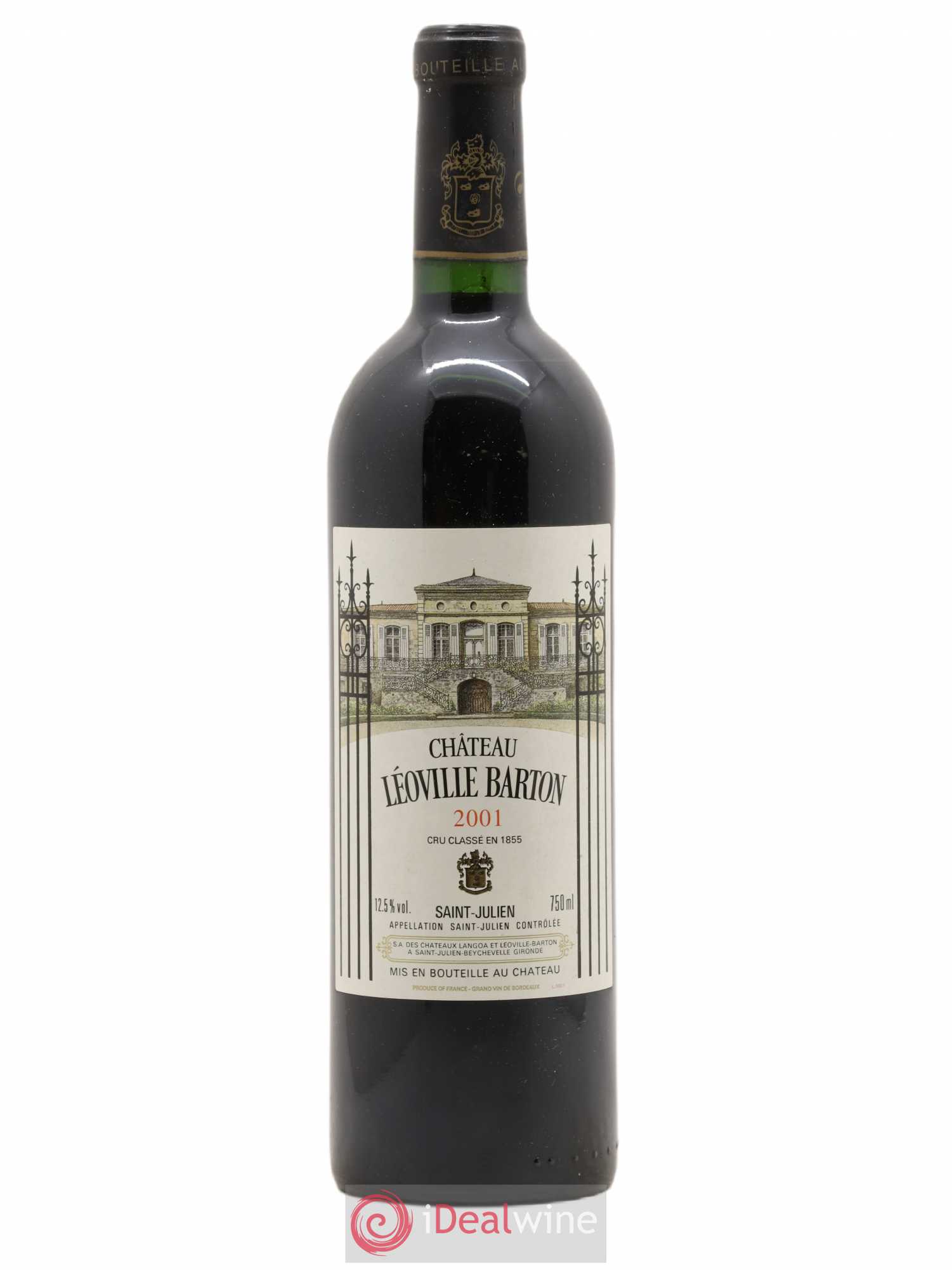 Château Léoville Barton 2ème Grand Cru Classé 2001 - Lot de 1 bouteille - 0