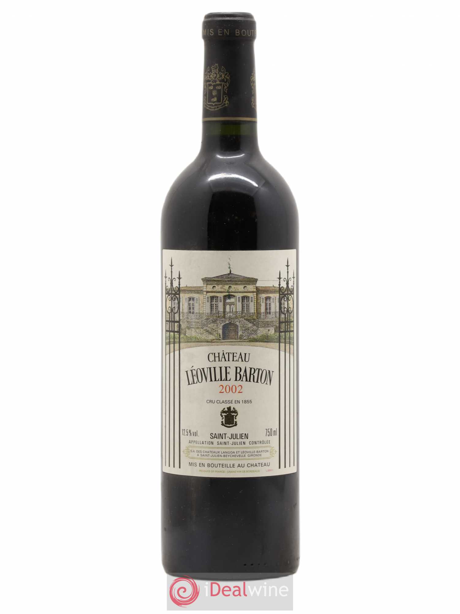 Château Léoville Barton 2ème Grand Cru Classé 2002 - Lot de 1 bouteille - 0