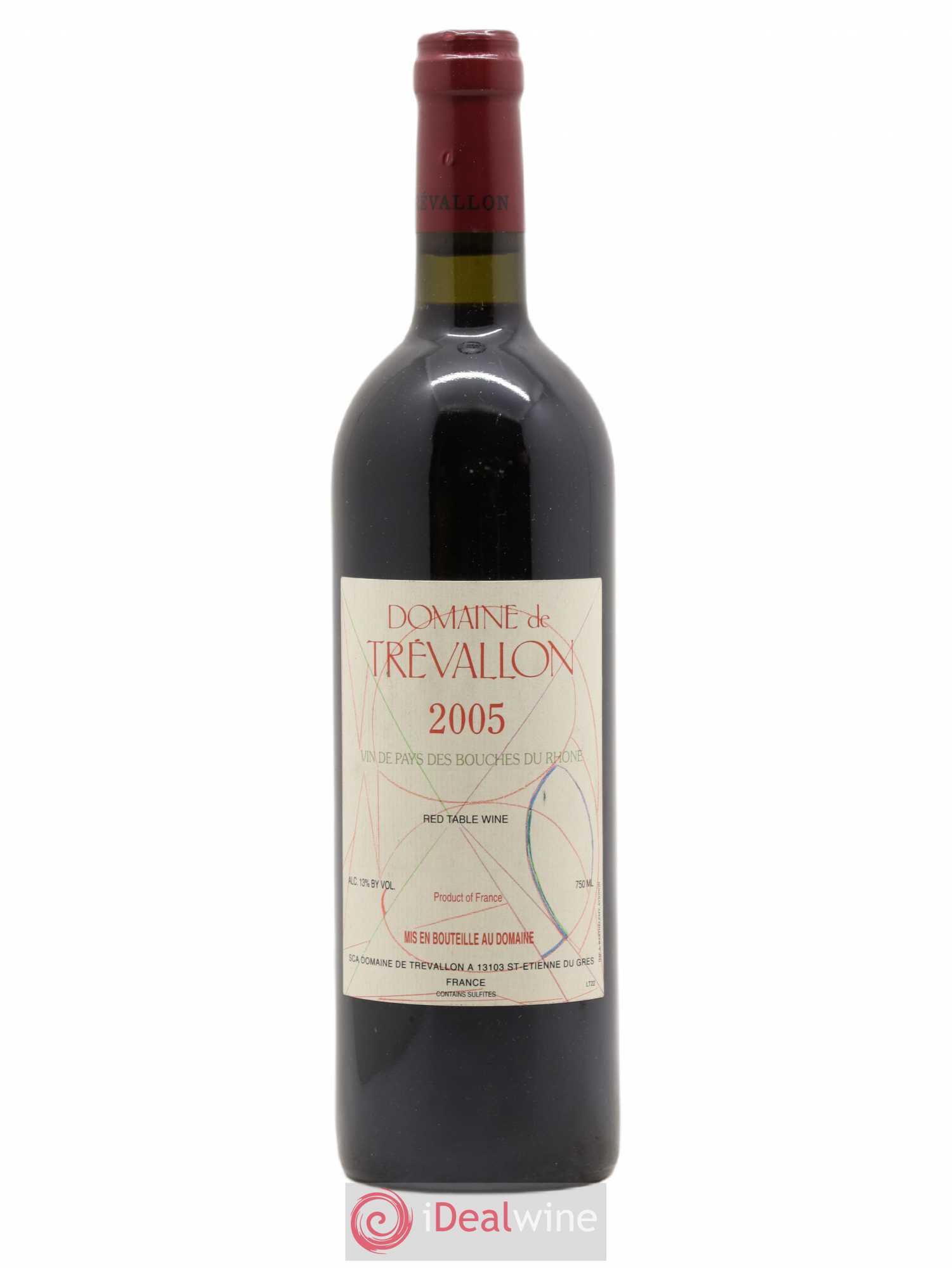 VDP Bouches du Rhône Trévallon (Domaine de) Eloi Dürrbach 2005 - Lot de 1 bouteille - 0