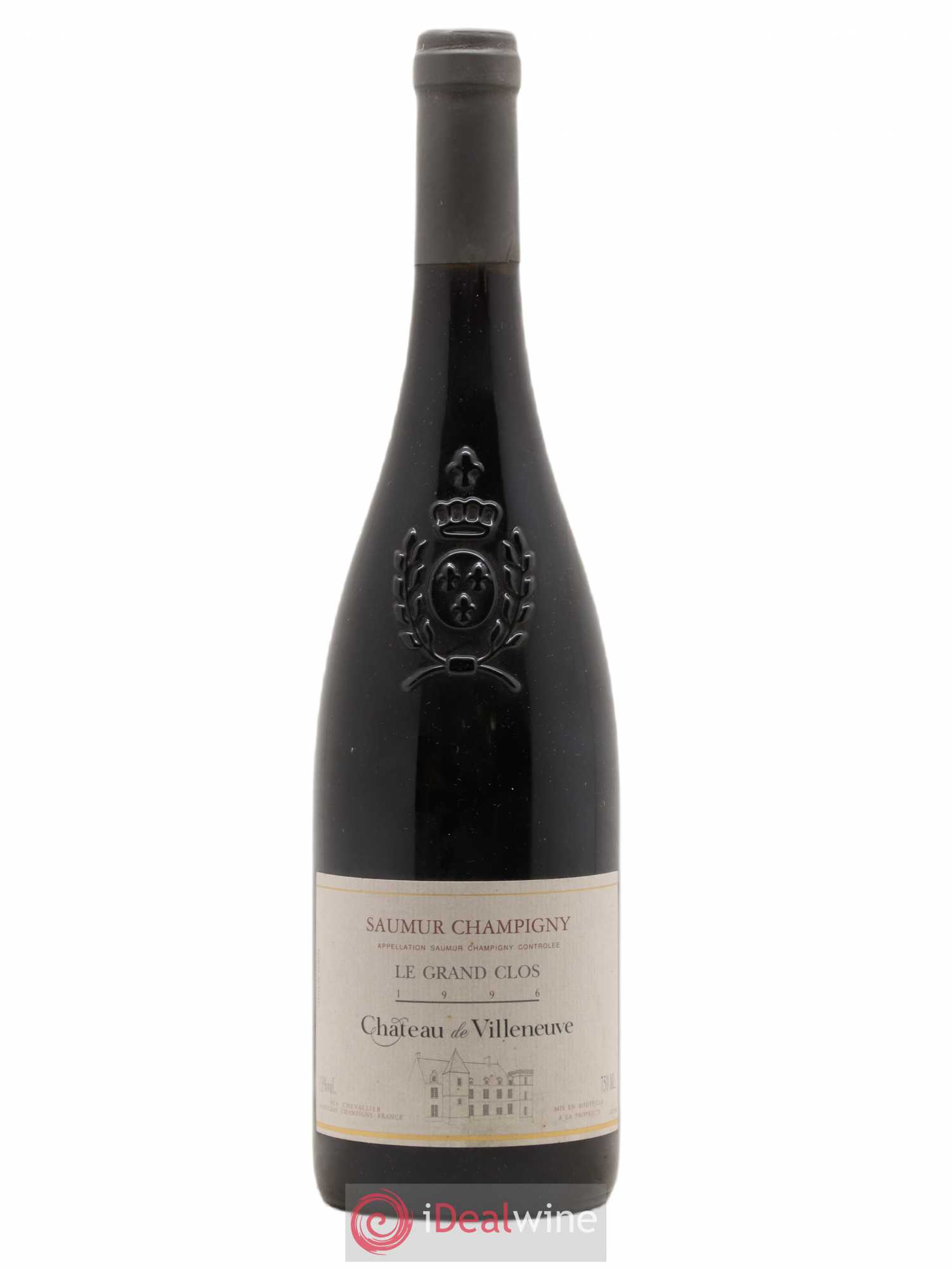 Saumur-Champigny Le Grand Clos Château de Villeneuve 1996 - Lot de 1 bouteille - 0