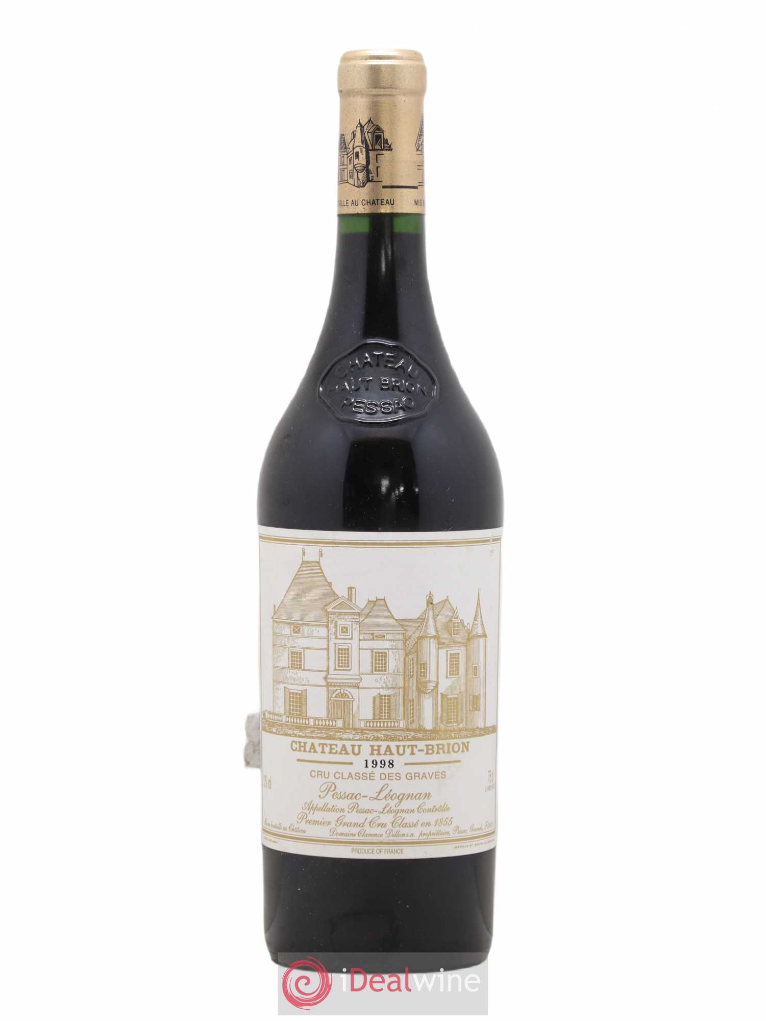 Château Haut Brion 1er Grand Cru Classé 1998 - Lot de 1 bouteille - 0