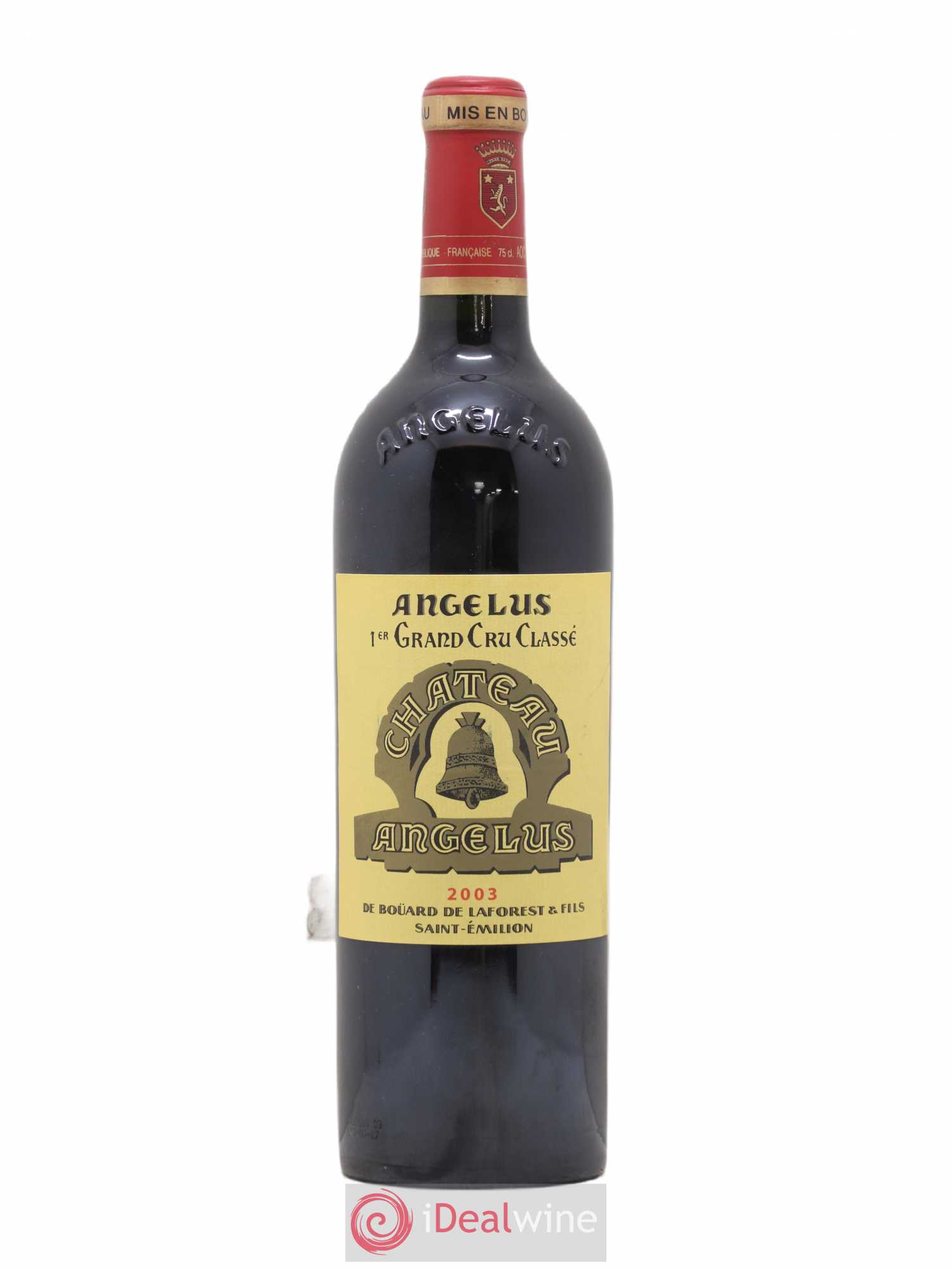 Château Angélus 1er Grand Cru Classé A 2003 - Lot de 1 bouteille - 0