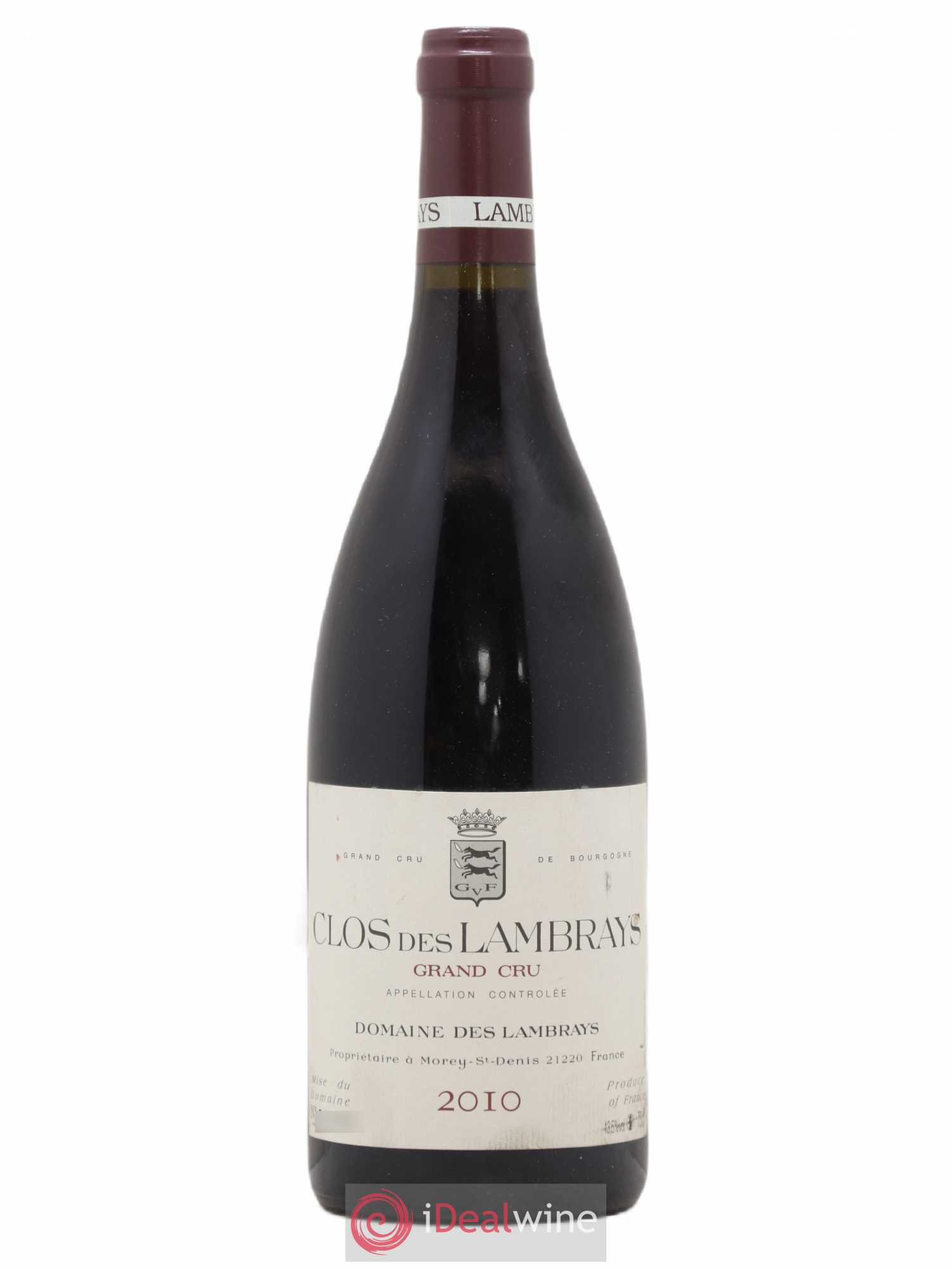 Clos des Lambrays Grand Cru Domaine des Lambrays 2010 - Lot de 1 bouteille - 0