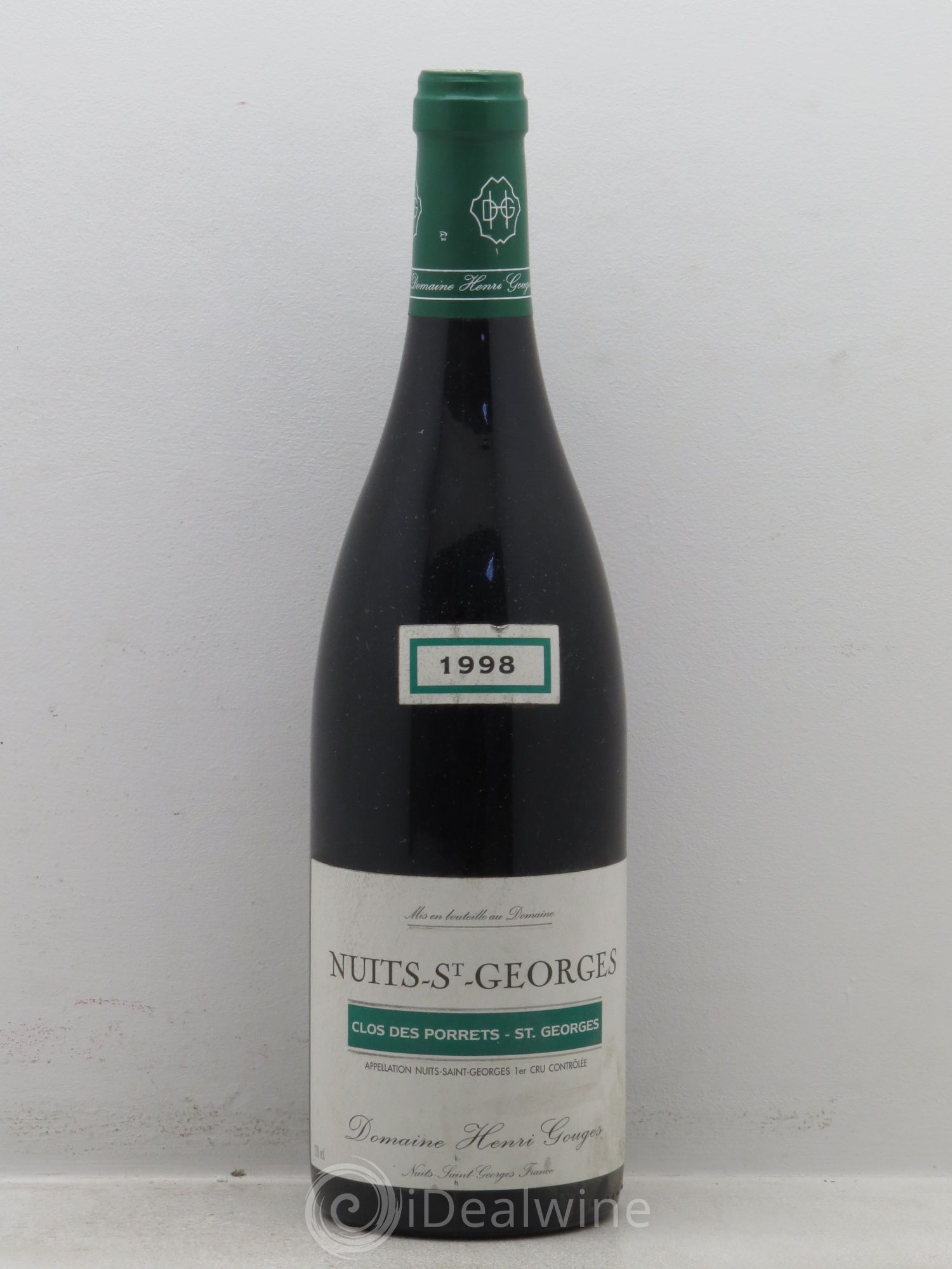 Nuits-Saint-Georges 1er Cru Clos des Porrets St Georges Henri Gouges 1998 - Posten von 1 Flasche - 0