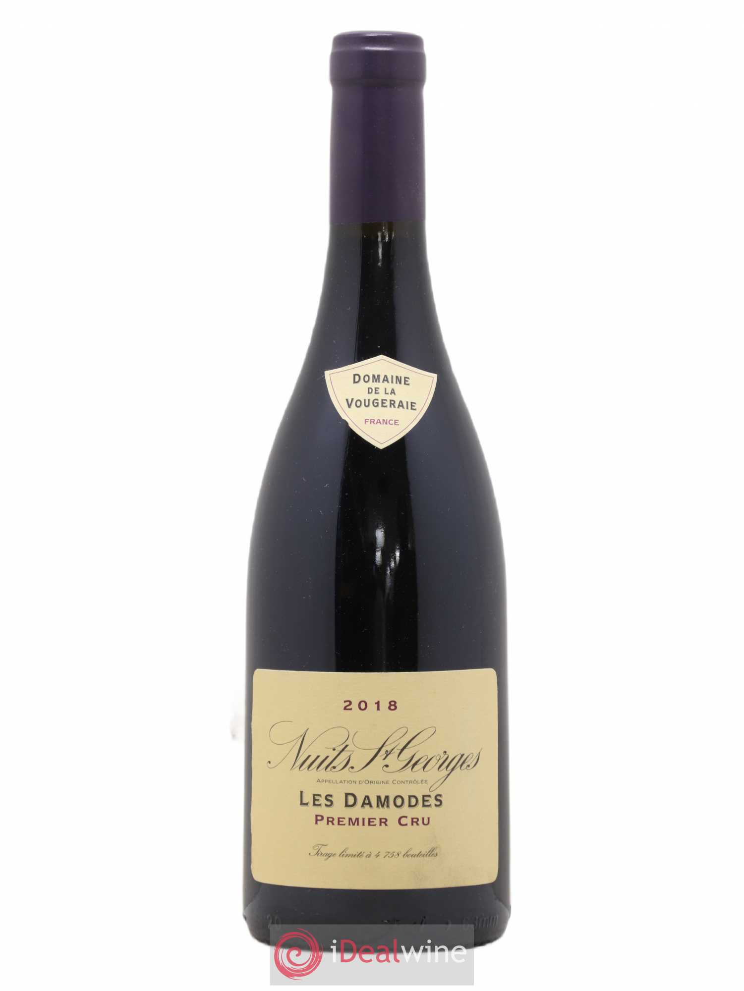 Nuits-Saint-Georges 1er Cru Les Damodes La Vougeraie 2018 - Lot de 1 bouteille - 0